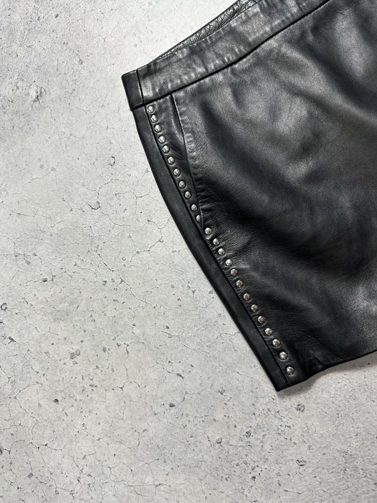 Sandro Sandro Paris Luxury Leather Skirt Size 26" / US 2 / IT 38 - 4 Thumbnail