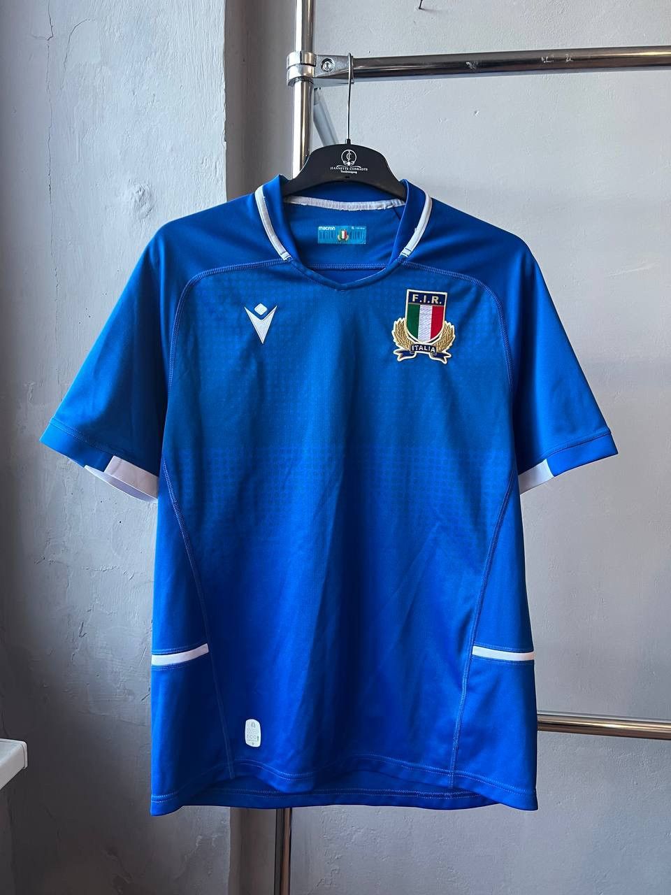 Macron 2021/22 ITALY(ITALIA) TEAM HOME RUGBY JERSEY SHIRT MACRON XL Size US XL / EU 56 / 4 - 3 Thumbnail