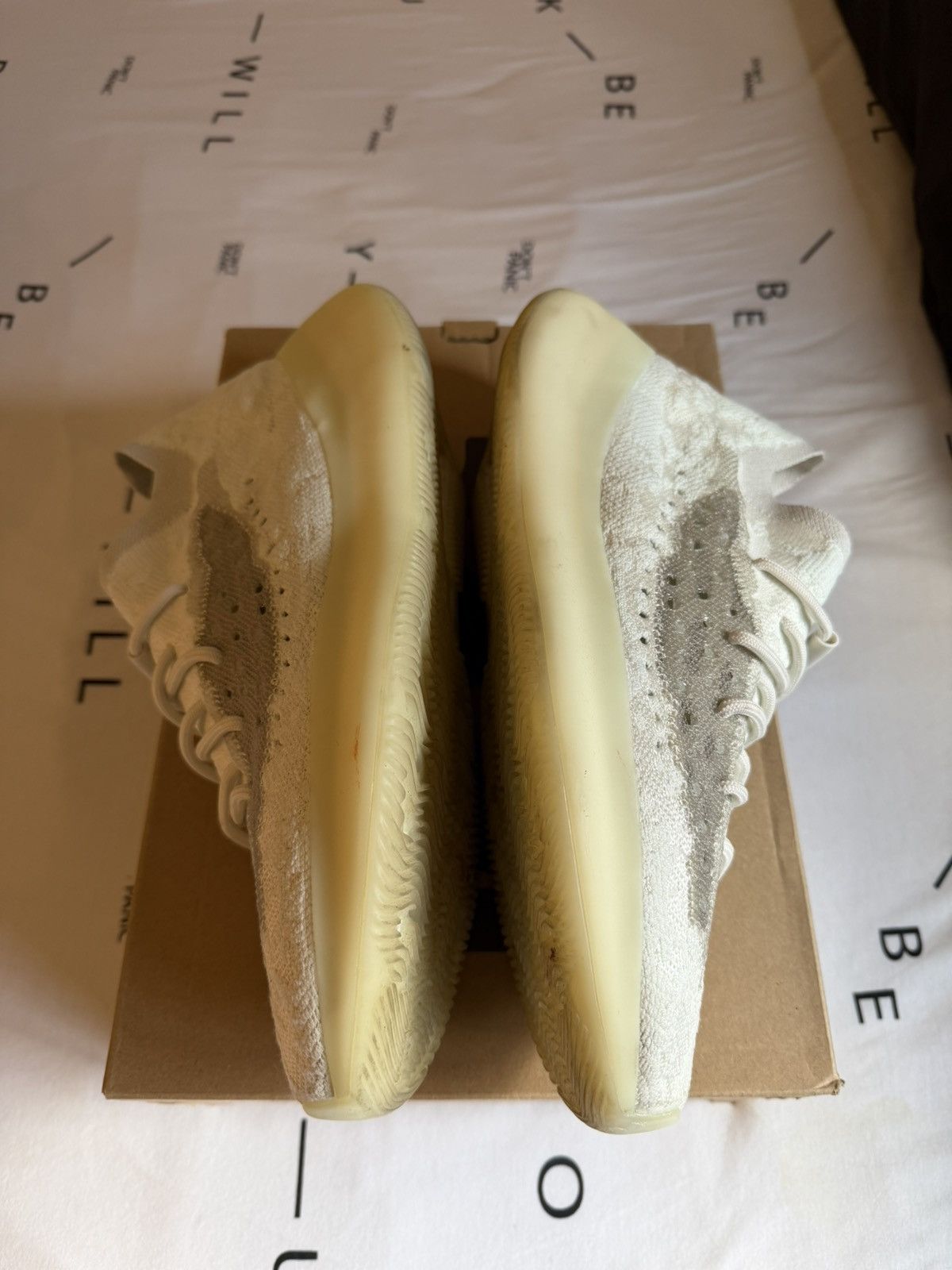 Yeezy Adidas Yeezy Boost 380 Calcite Glow 12.5US Size US 12.5 / EU 45-46 - 4 Thumbnail