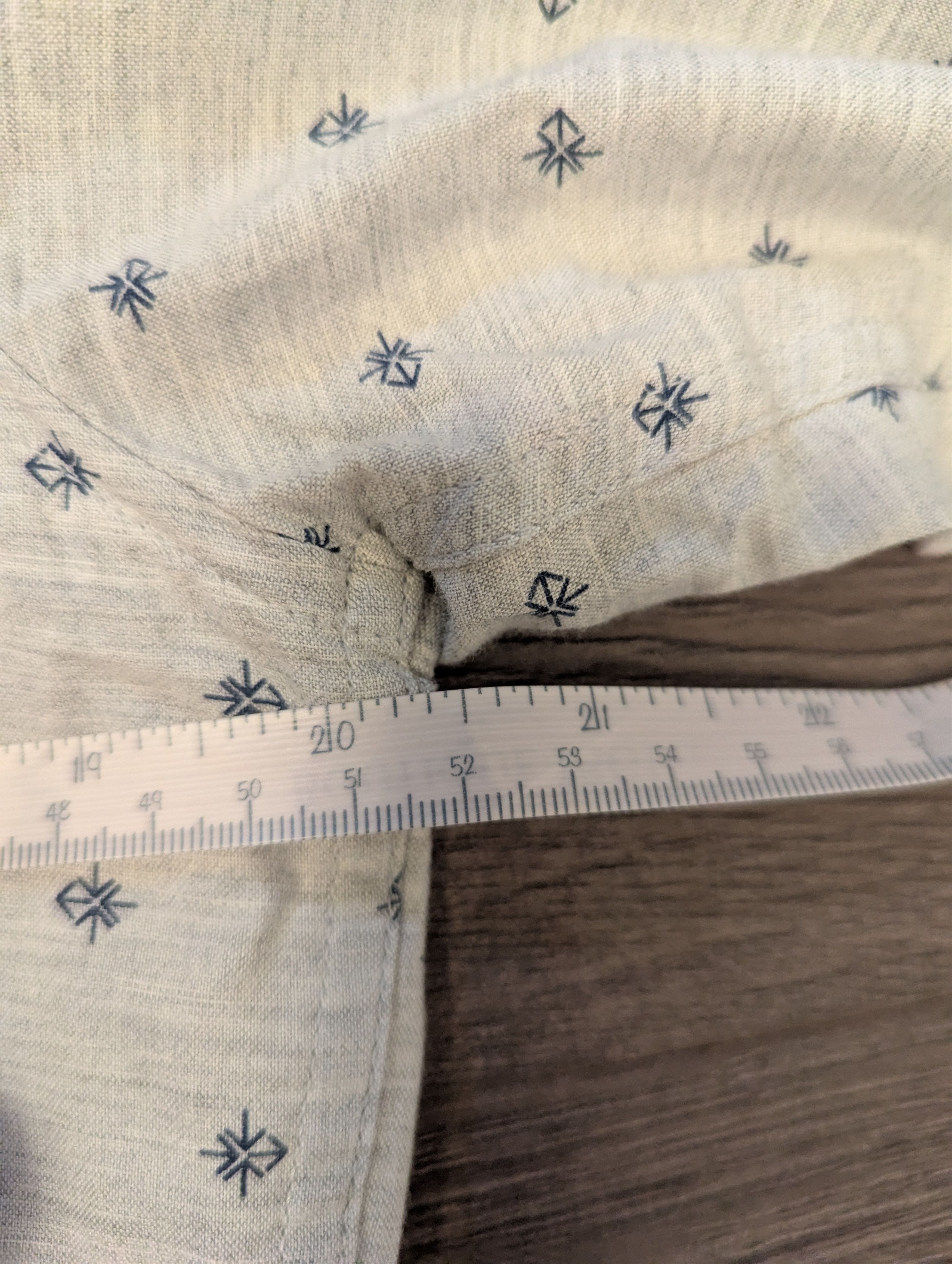 RW&CO. Men's RW & Co. Grey Pattern Button-Up Size US M / EU 48-50 / 2 - 7 Thumbnail