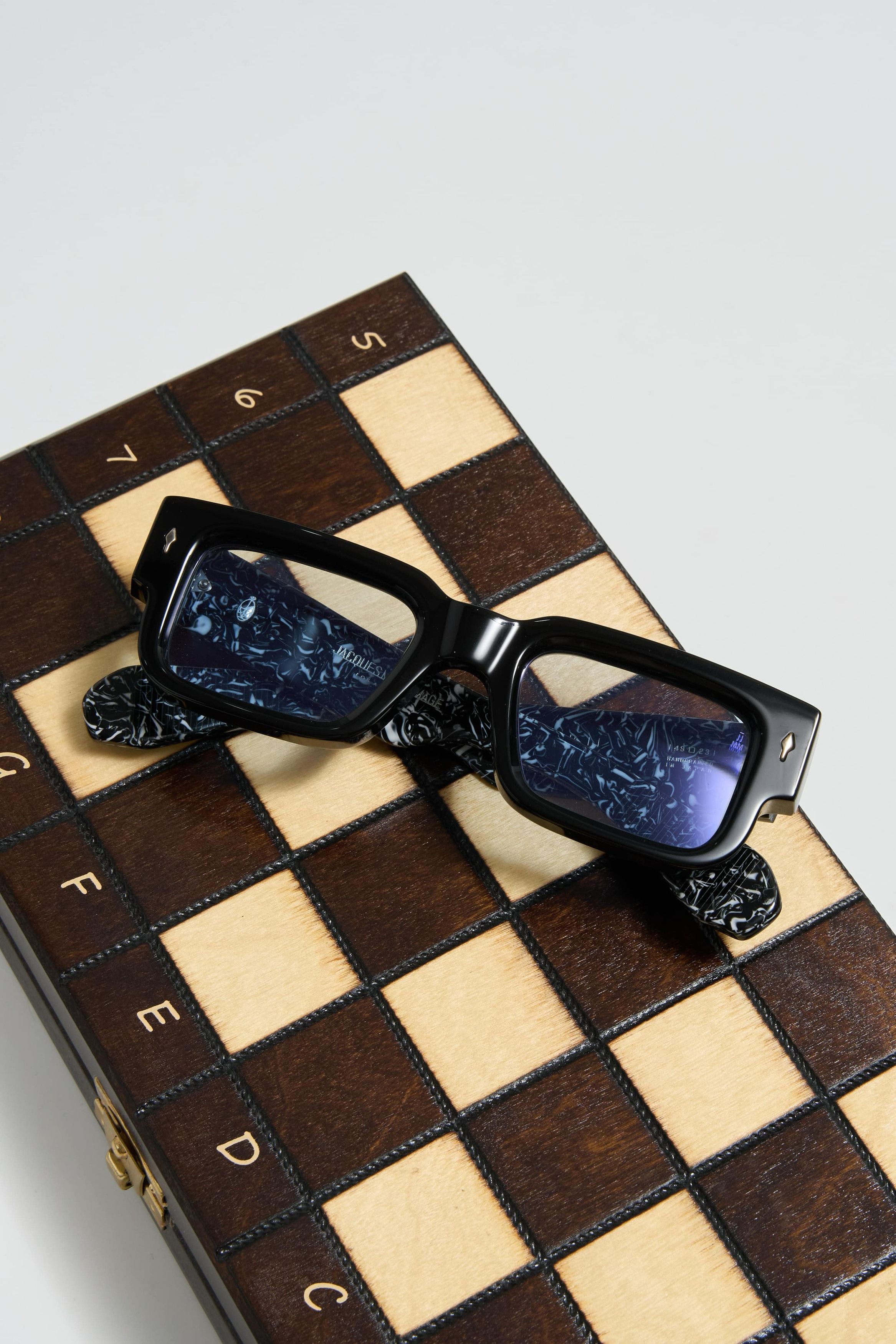 Jacques Marie Mage JACQUES MARIE MAGE ASCARI NERO SUNGLASSES Size ONE SIZE - 8 Thumbnail