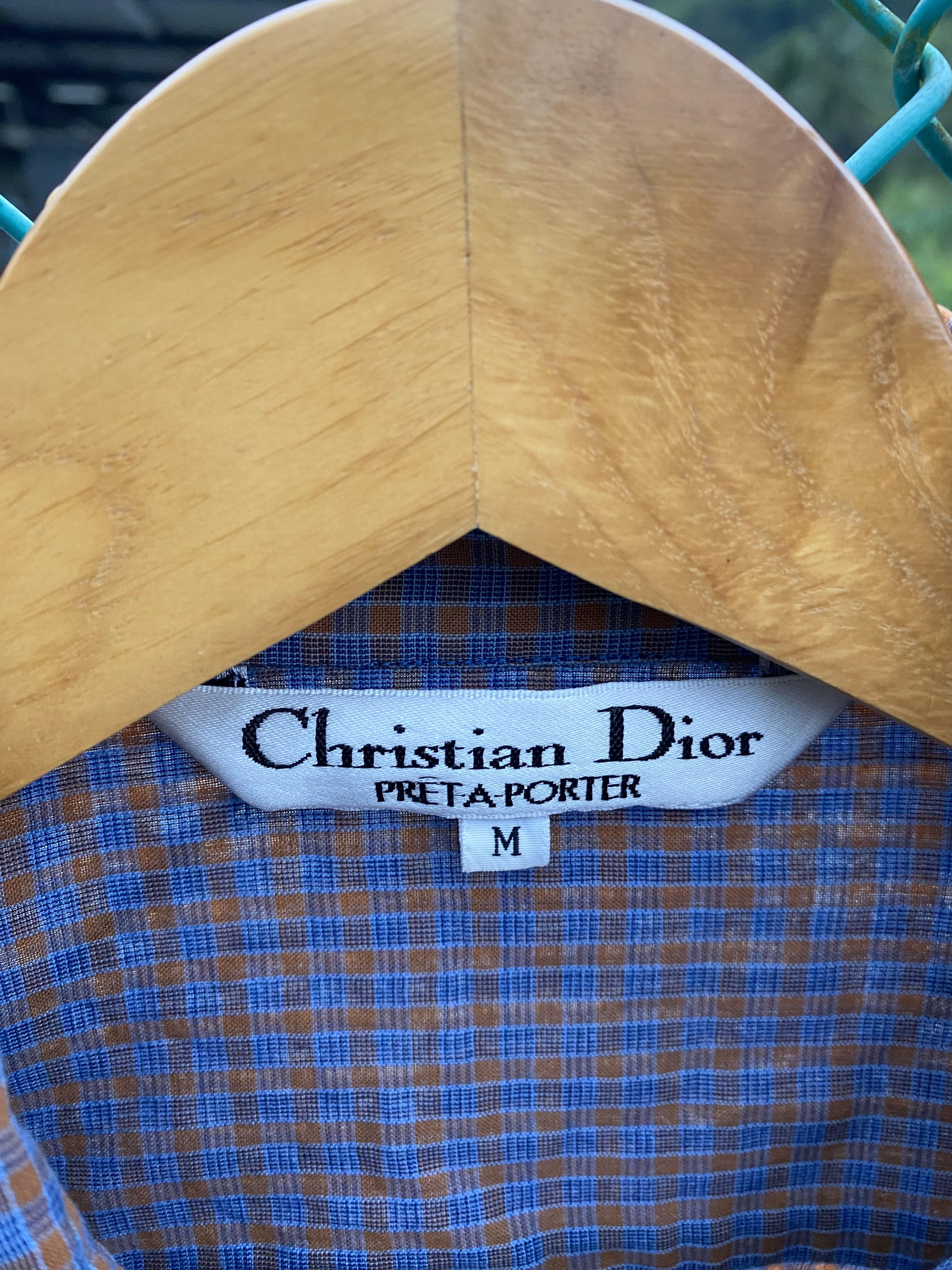 Christian Dior Monsieur Christian Dior Preta-Porter button up shirts Size M / US 6-8 / IT 42-44 - 5 Thumbnail