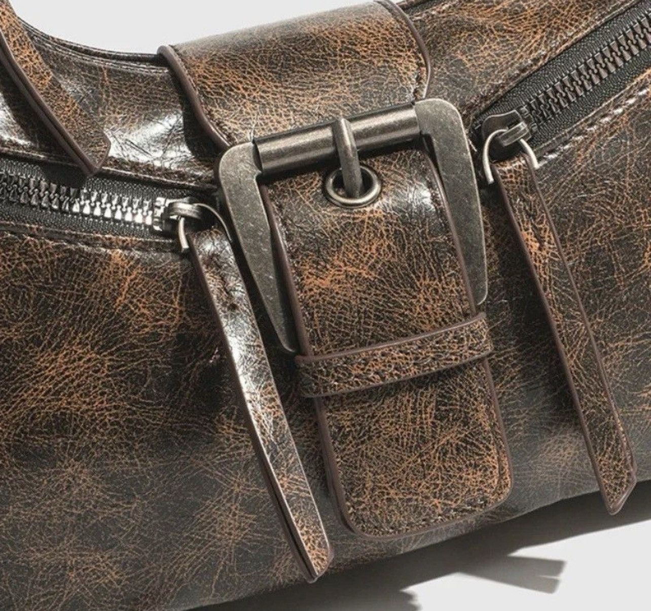 Leather PU Leather Shoulder Bag Size ONE SIZE - 5 Thumbnail