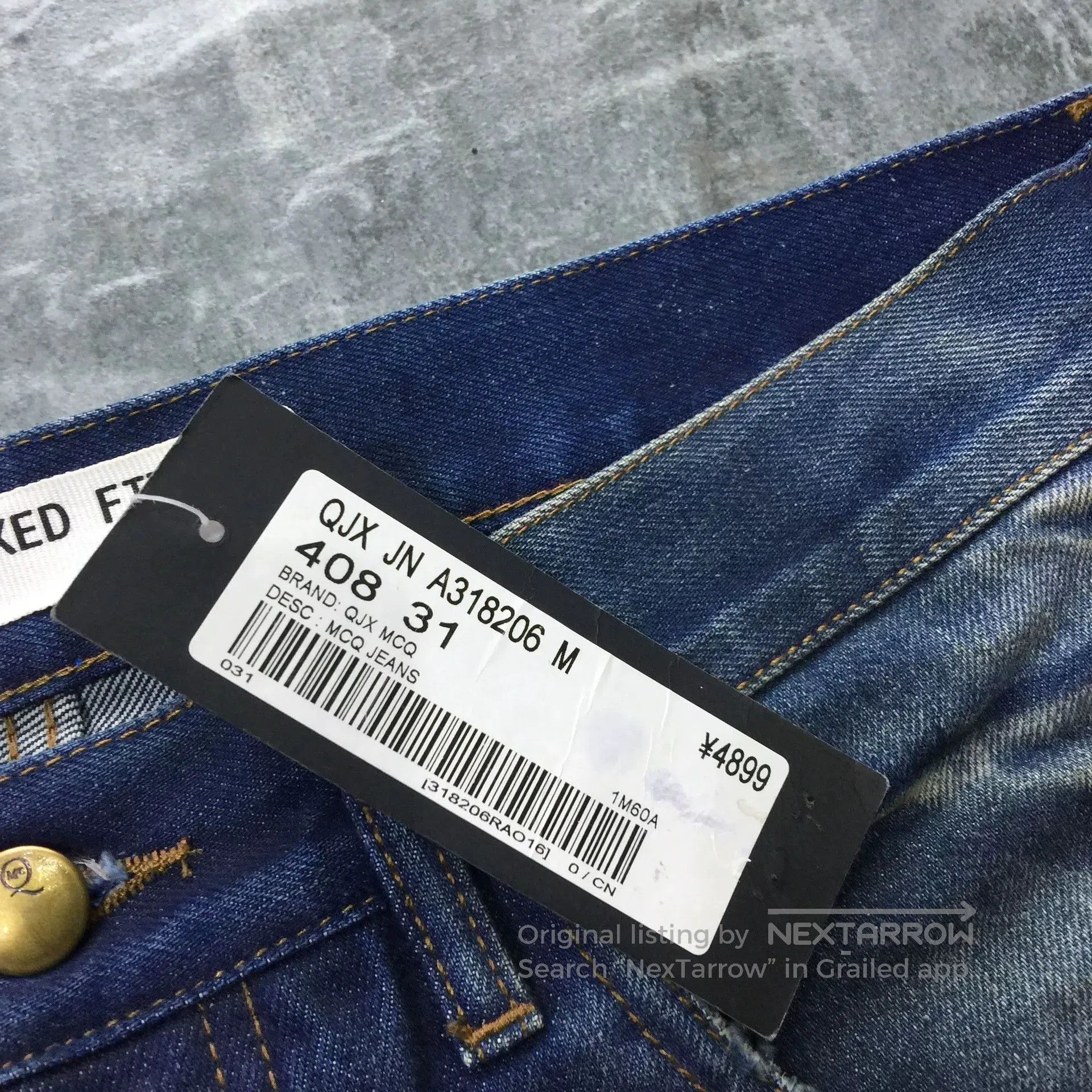 MCQ MCQ Alexander McQueen Wool Denim Pants. Size US 31 - 6 Thumbnail