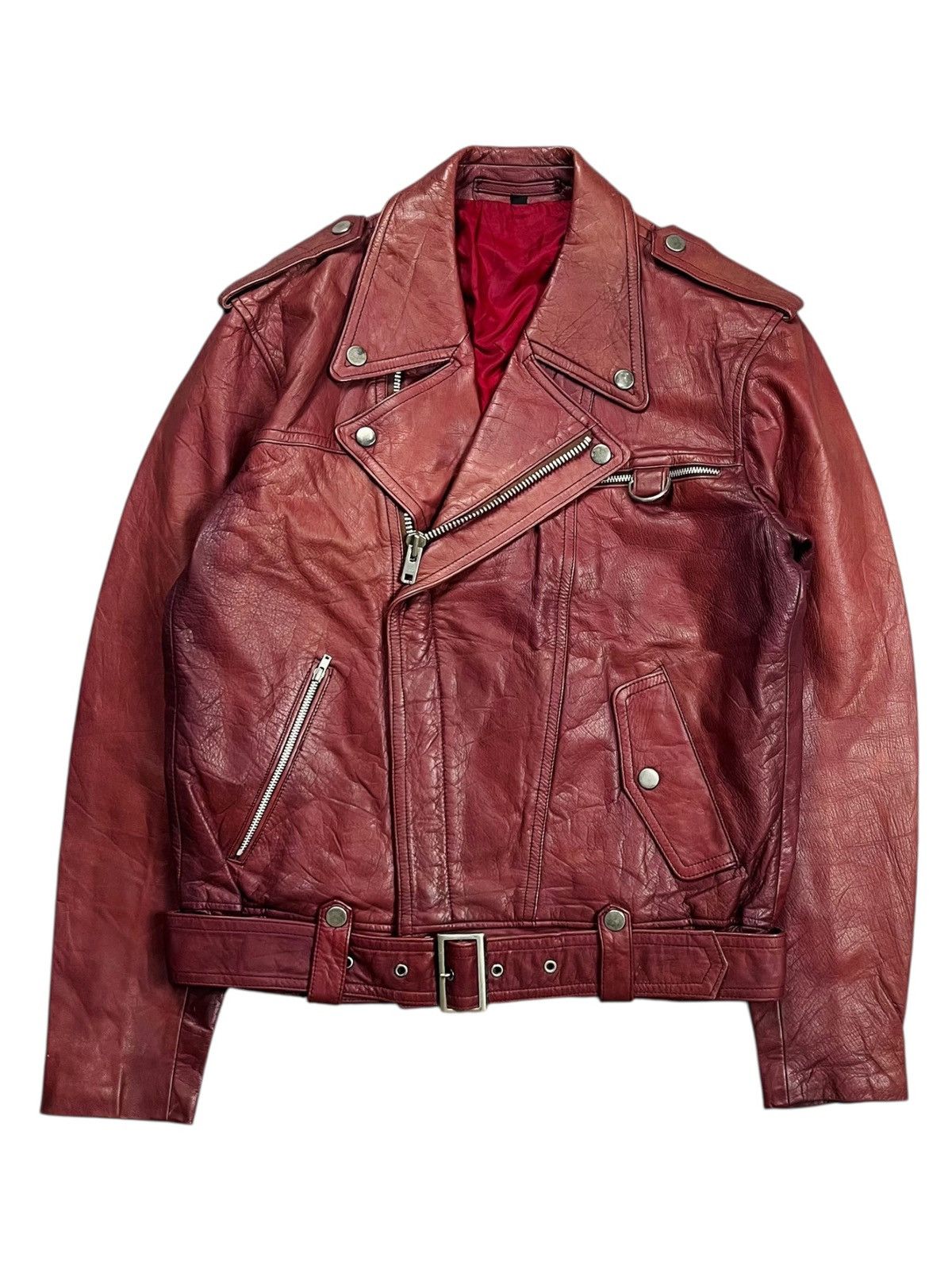 ジャケット・アウター Rare 00s archive EKAM Tech Leather Rider EKAM Early 00s Lambskin Leather Rider Jacket – DRIEW