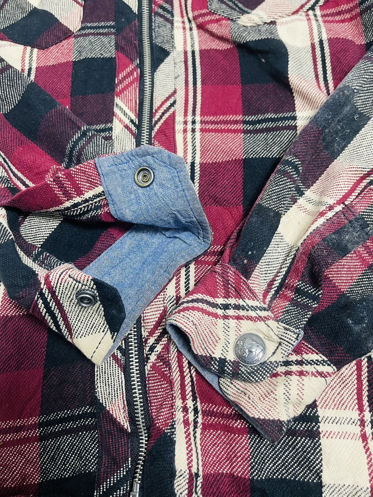 Japanese Brand Avail Jean Zipper Jacket (21) Size US L / EU 52-54 / 3 - 8 Thumbnail