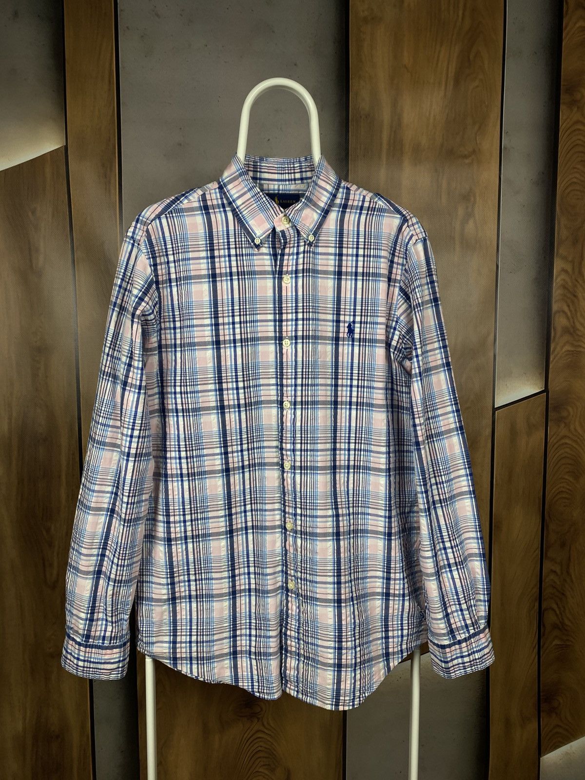 Polo Ralph Lauren 🎠Vintage Shirt Button Up Polo Ralph Lauren Flannel Pony Tee🎠 Size US L / EU 52-54 / 3 - 1 Thumbnail