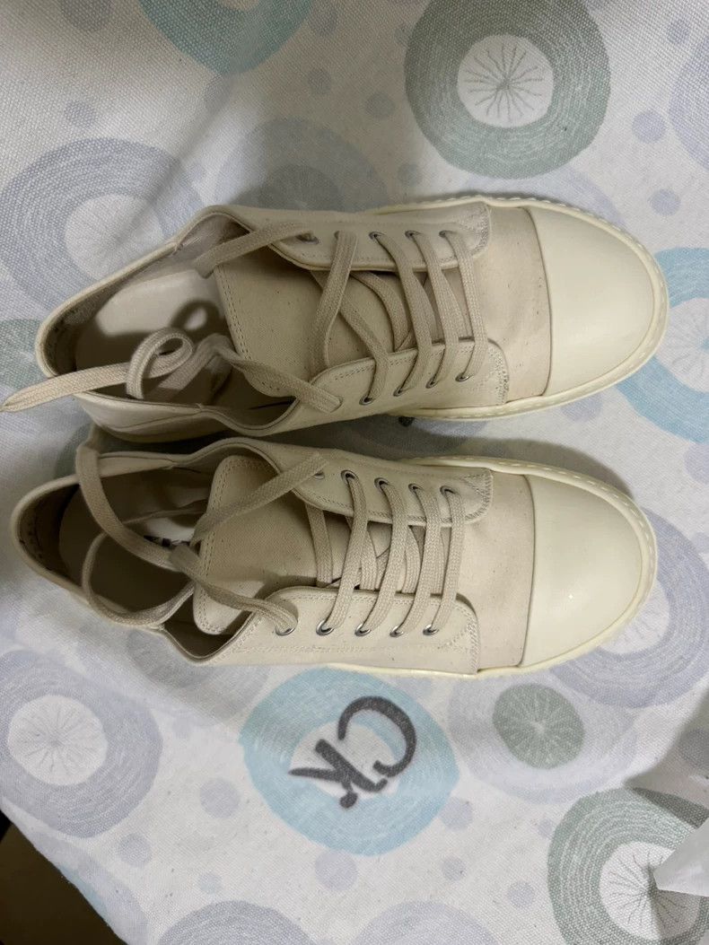 Rick Owens Beige Sneakers Size 42-dmc
