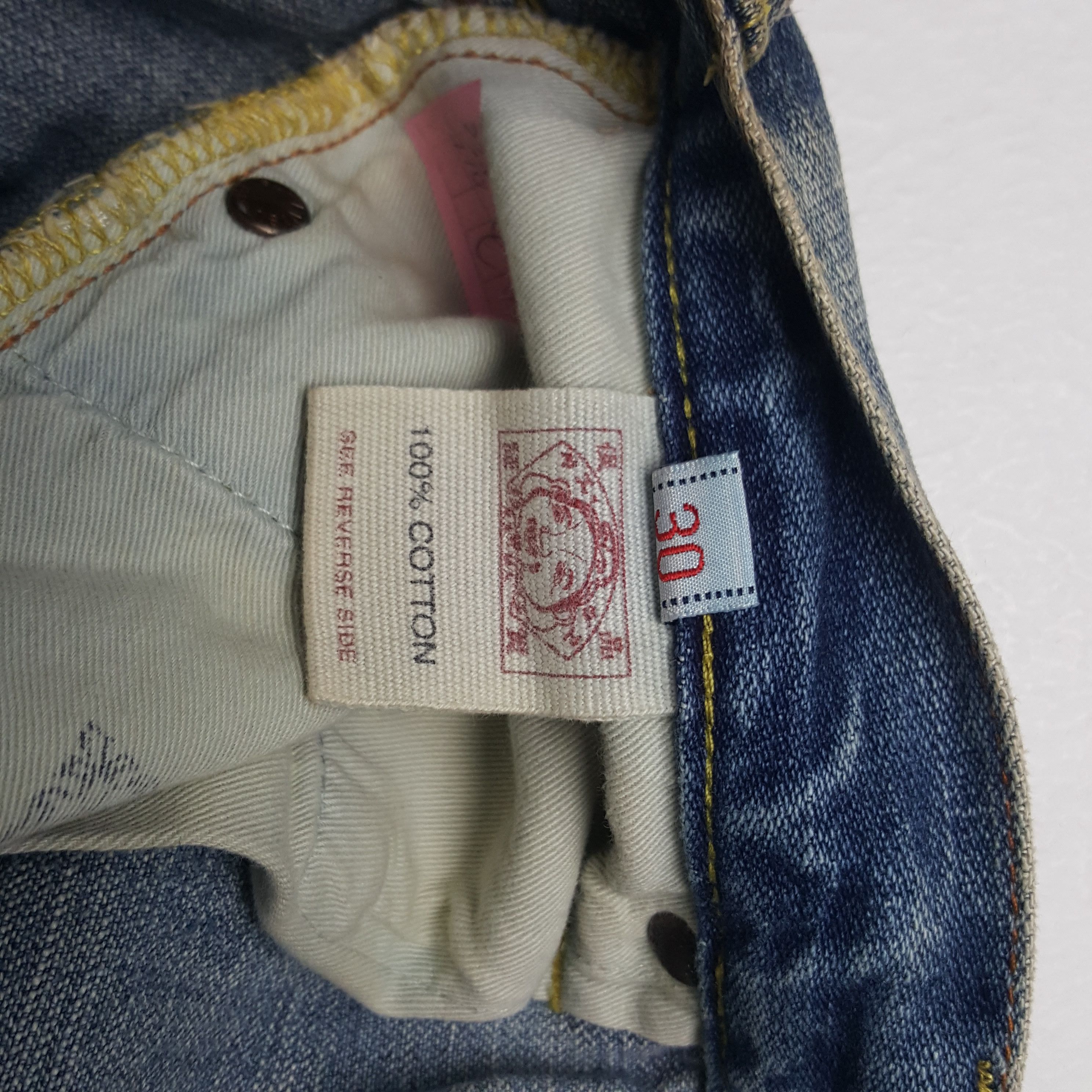 Evisu × Japanese Brand Vintage Evisu Japanese Brand Custom Art Daicock Denim Jeans Size US 30 / EU 46 - 14 Thumbnail
