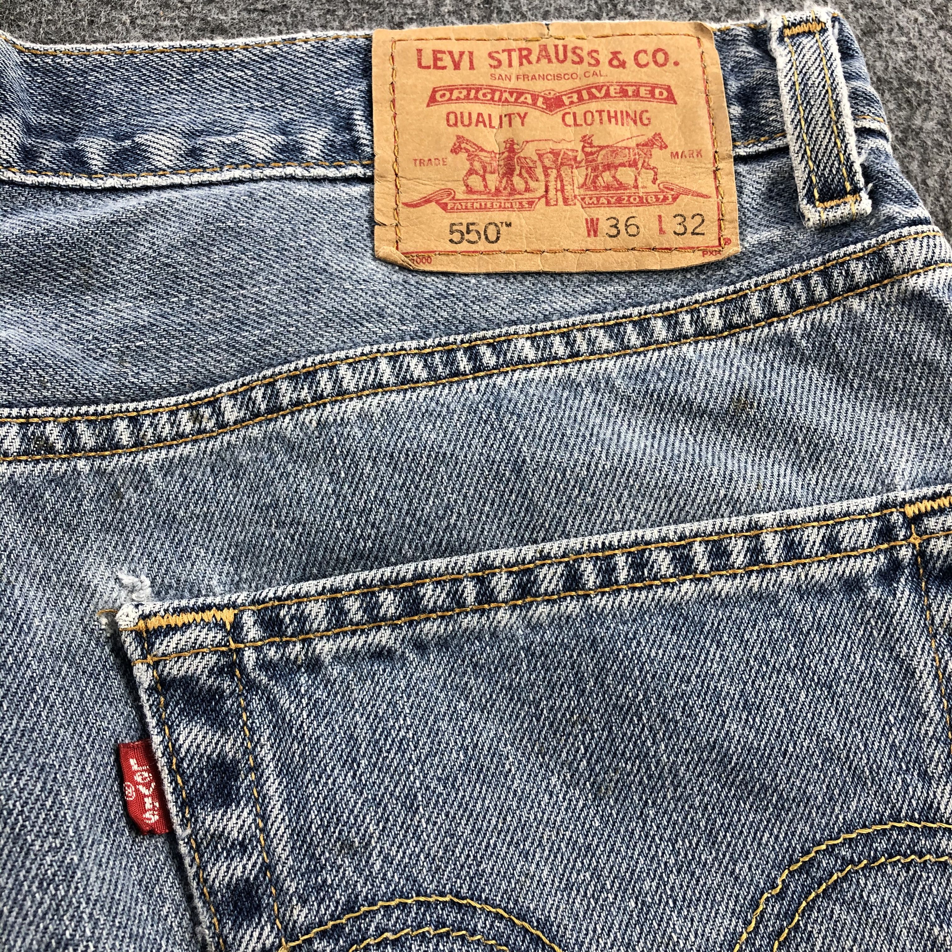 Levi's × Vintage Vintage Blue Wash Levis 550 Jeans-JM1480 Size US 37 - 6 Thumbnail
