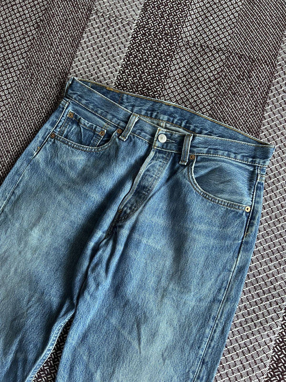 Levi's Vintage Levis 501 Denim Wash Dirty Jeans Streetwear Size W32 Size US 32 / EU 48 - 16 Thumbnail