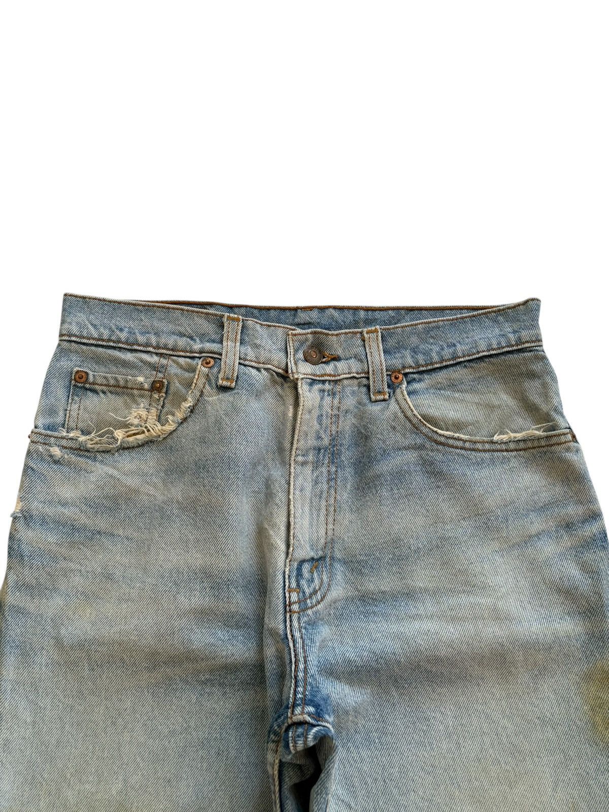 Levi's × Levi's Vintage Clothing Vintage 90s Levis 505 Mud Wash Distressed Loose Jeans Size US 29 - 4 Thumbnail