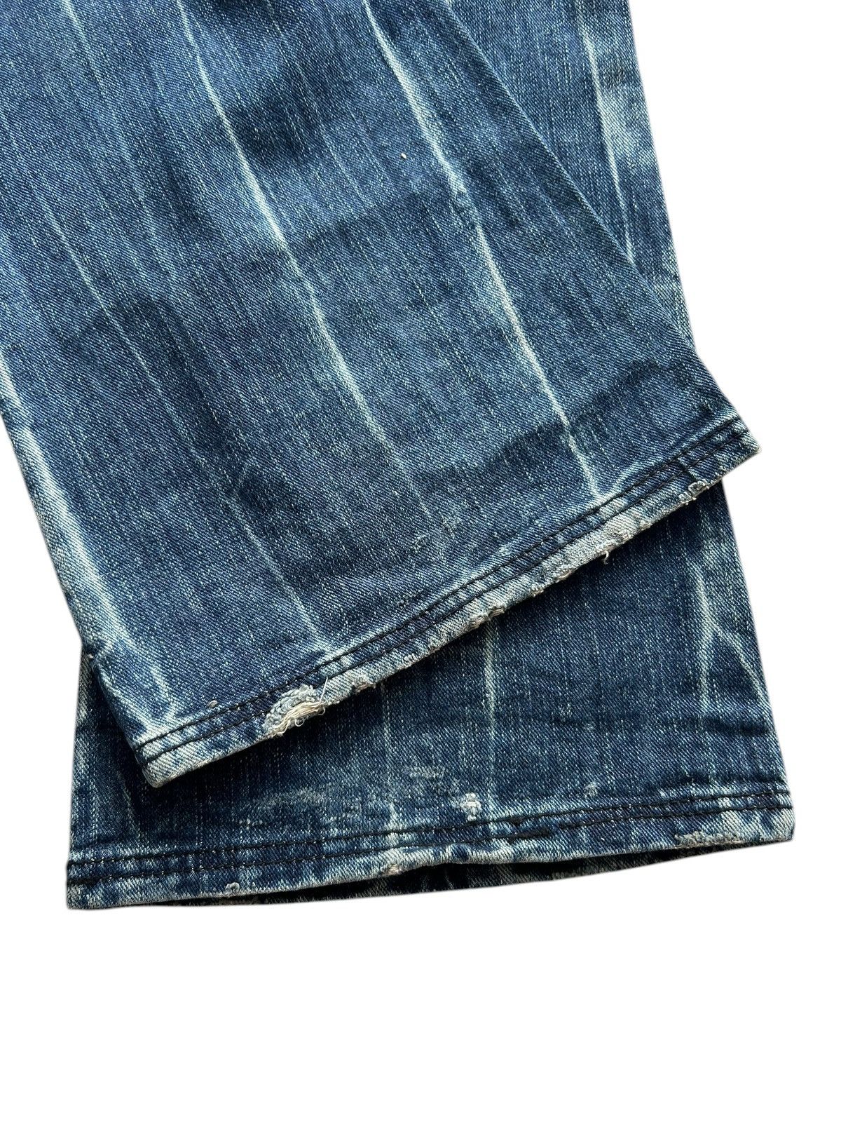 Kapital Flare Japanese Punk Style Distressed Denim Jeans Size US 32 / EU 48 - 14 Thumbnail