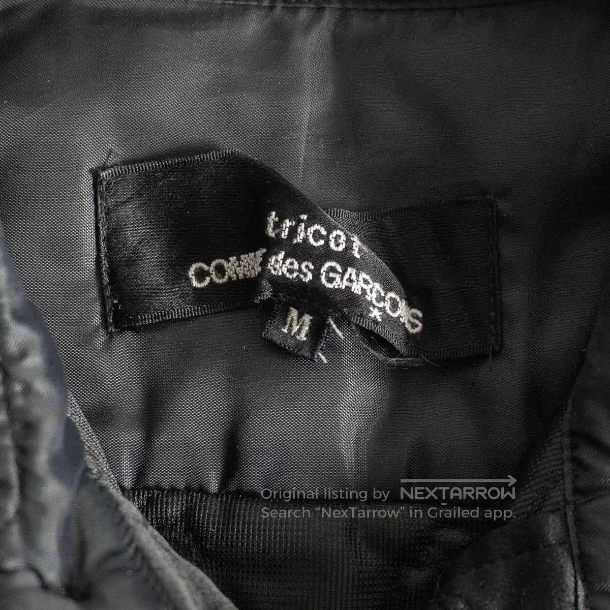 Tricot Comme des Garcons COMME des GARÇONS Tricot Silk Shirt Jacket. Size M / US 6-8 / IT 42-44 - 4 Thumbnail