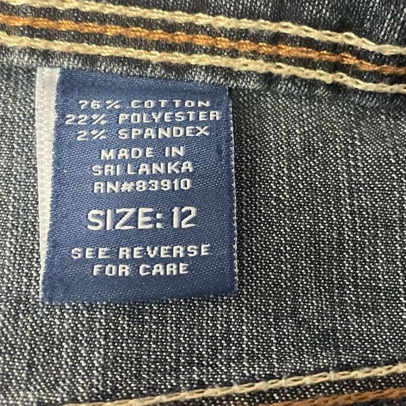 Bill Blass Bill Blass Womens Size 12 Midi A-Line Denim Blue Jean Skirt Size 34" / US 12 / IT 48 - 6 Thumbnail