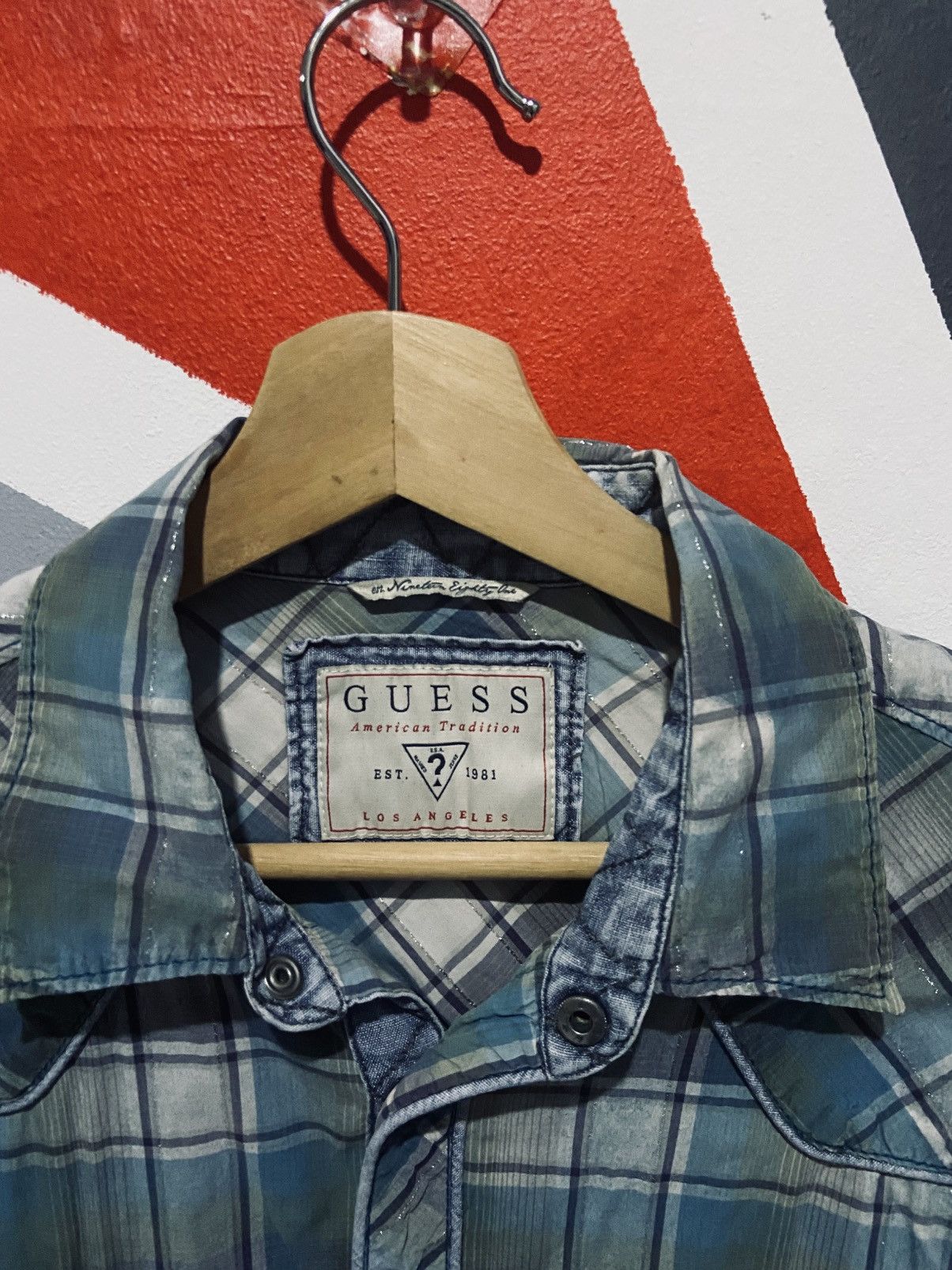 Guess Vintage Guess Jeans USA Button Up Shirt Size US S / EU 44-46 / 1 - 4 Thumbnail