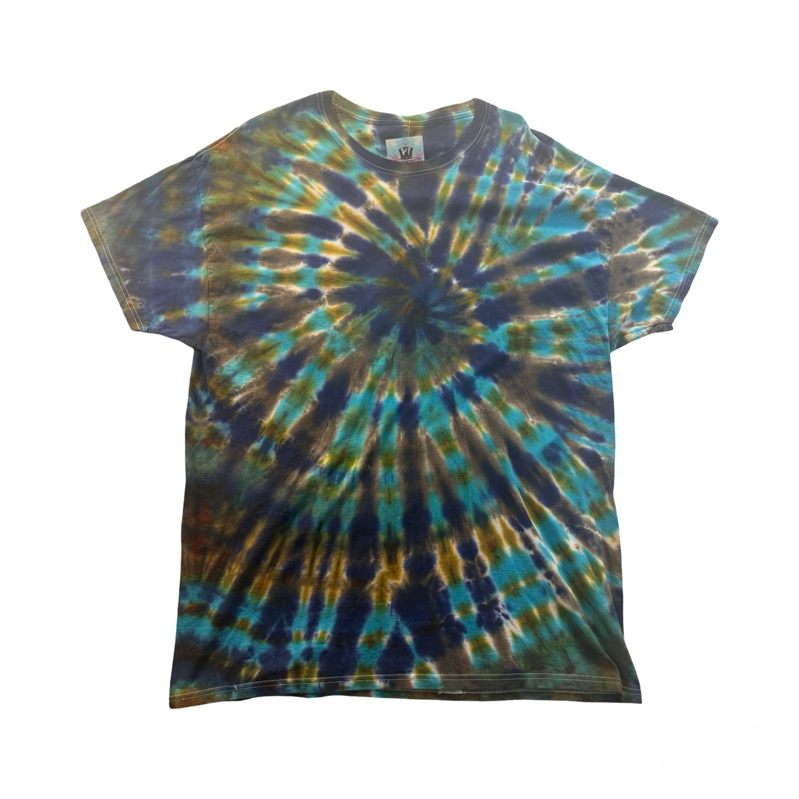 Vintage 2XL tie-dye spiral T-Shirt Size US XXL / EU 58 / 5 - 1 Thumbnail