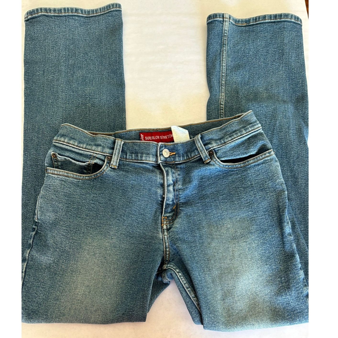 Levi's Vintage Levi's Superlow Stretch 515 Bootcut Jeans Y2K Size 30" / US 8 / IT 44 - 1 Thumbnail