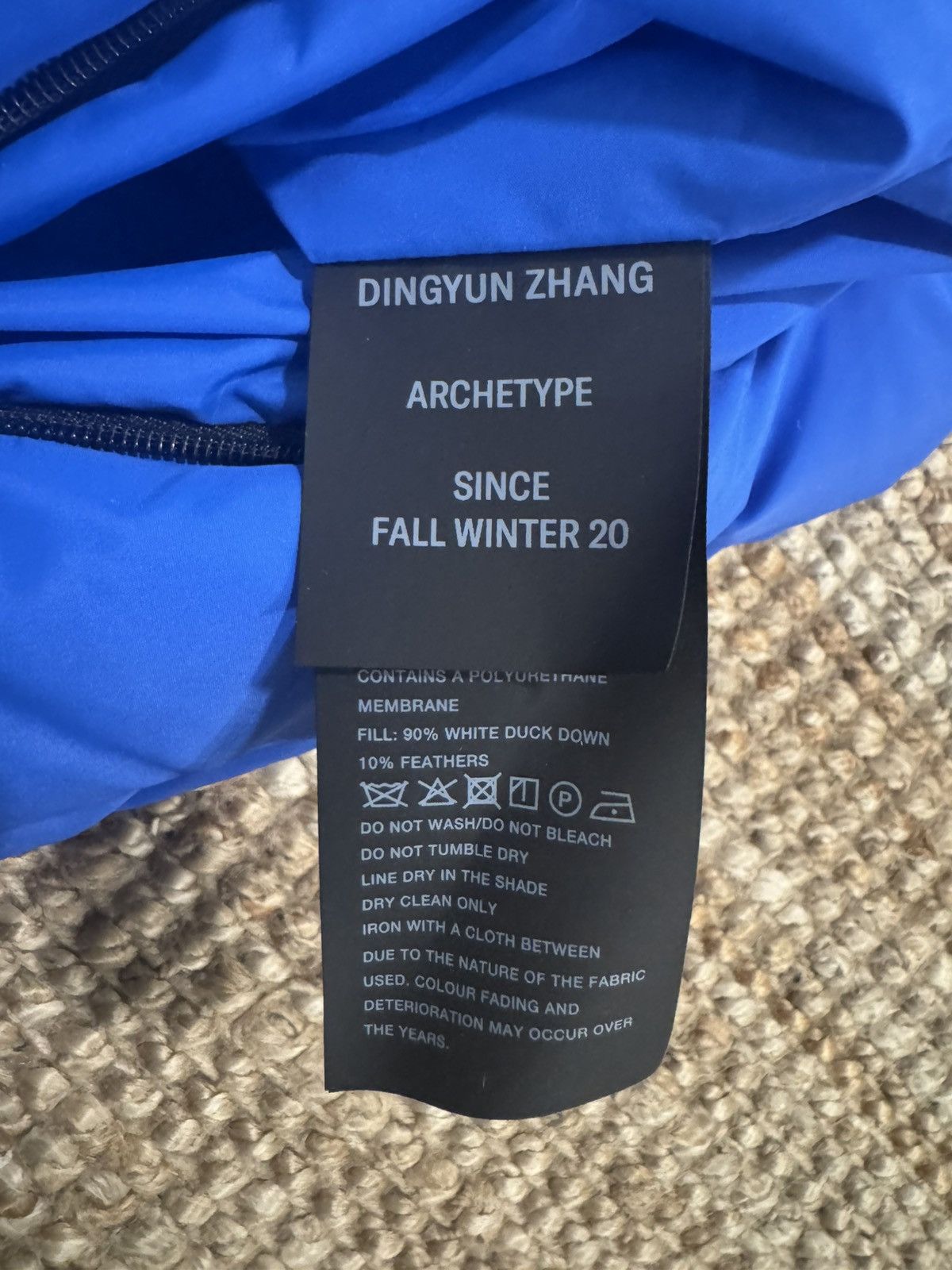 Dingyun Zhang REVERSIBLE "SWOLLEN" GILLET (BLUE) Size US S / EU 44-46 / 1 - 4 Thumbnail