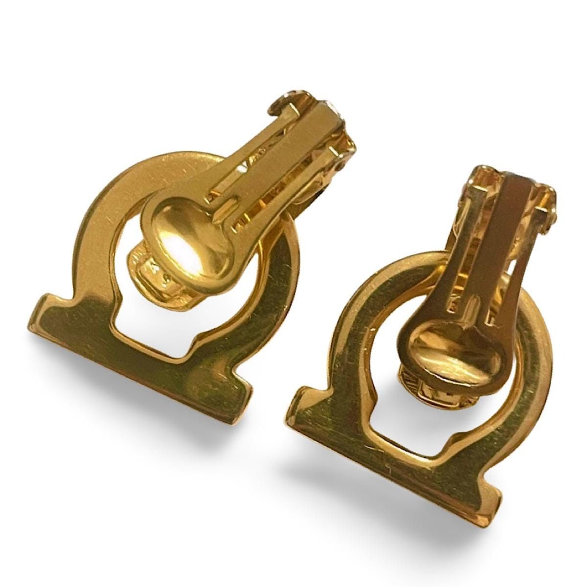 Salvatore Ferragamo Vintage Salvatore Ferragamo golden gancini dangle earrings. Size ONE SIZE - 4 Thumbnail