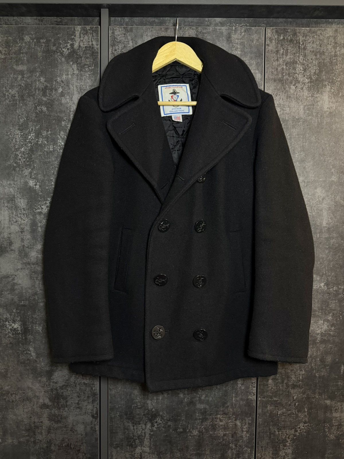 Vintage Vintage Sterlingwear USA Pea Coat Jacket Margiela Prada Acne Size US S / EU 44-46 / 1 - 3 Thumbnail