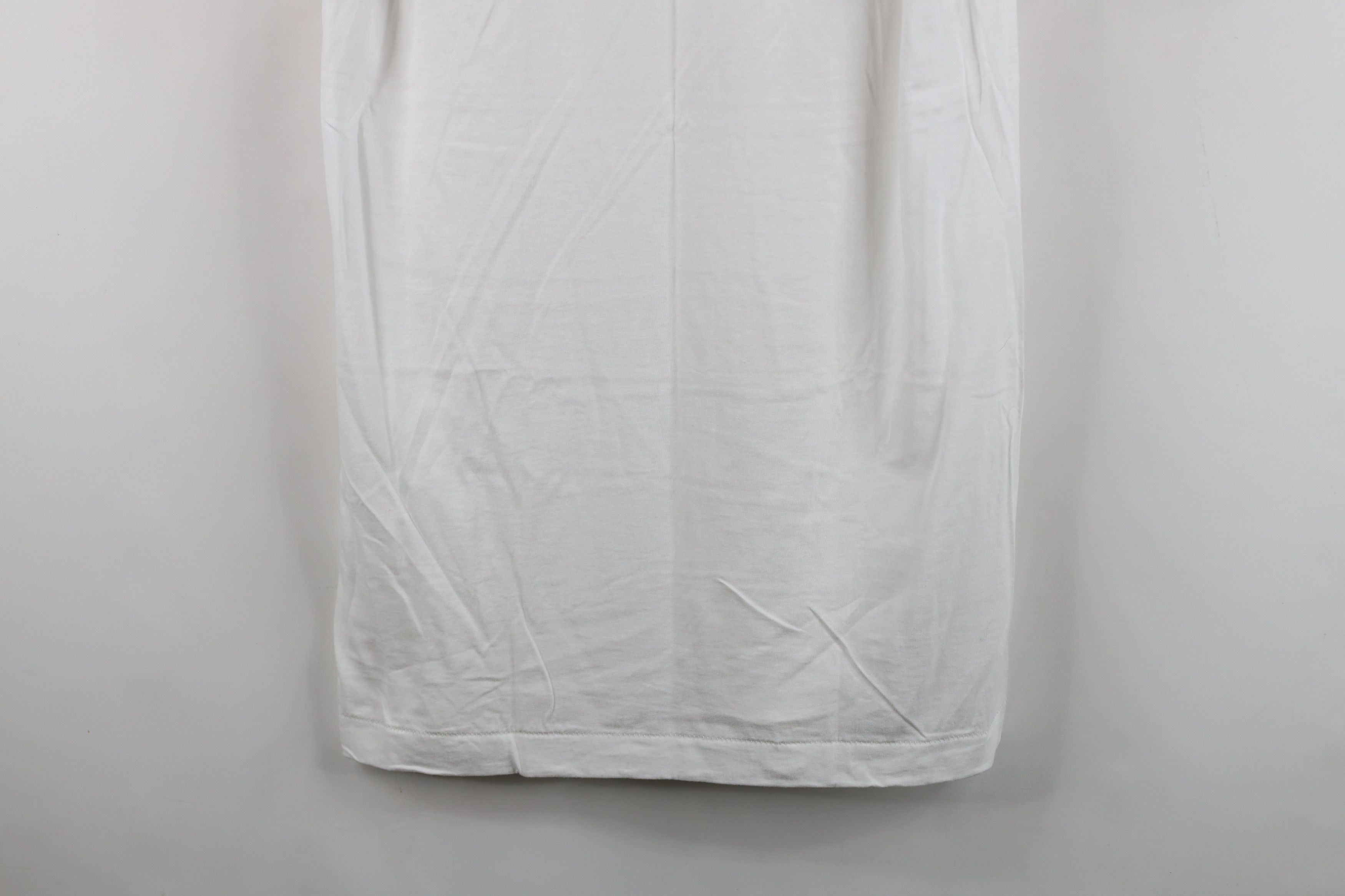 Vintage Deadstock Vintage 90s Streetwear Cotton T-Shirt White USA Size US M / EU 48-50 / 2 - 3 Thumbnail