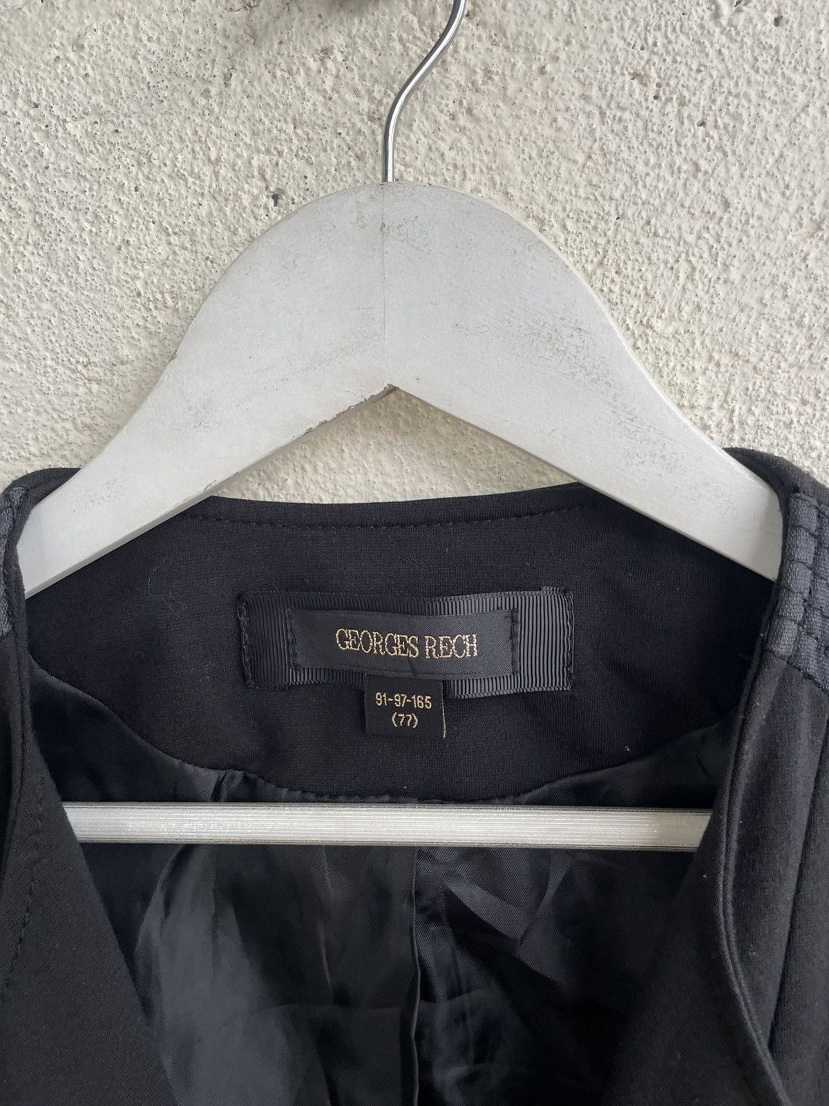 Helmut Lang Georges Rech Asymmetrical Zip Jacket Leather Panel Biker if6 Size US S / EU 44-46 / 1 - 6 Thumbnail