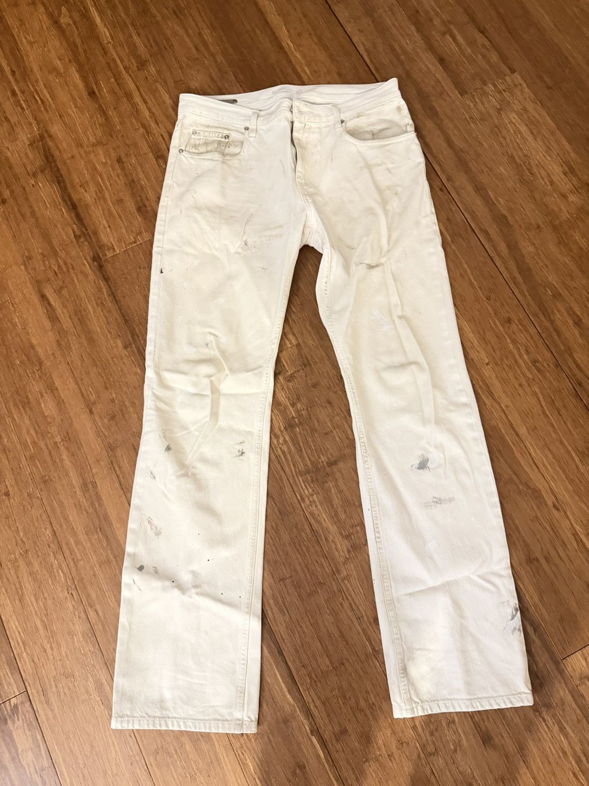 Splatter Paint Denim Jeans