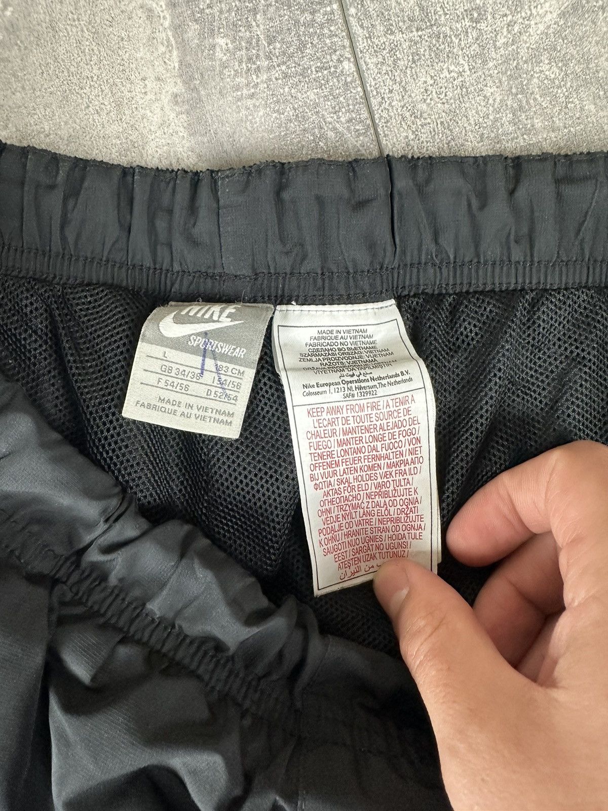 Nike Nike Premier Vintage Retro Overprint Swoosh Logo Sweatpants Size US 34 / EU 50 - 10 Thumbnail