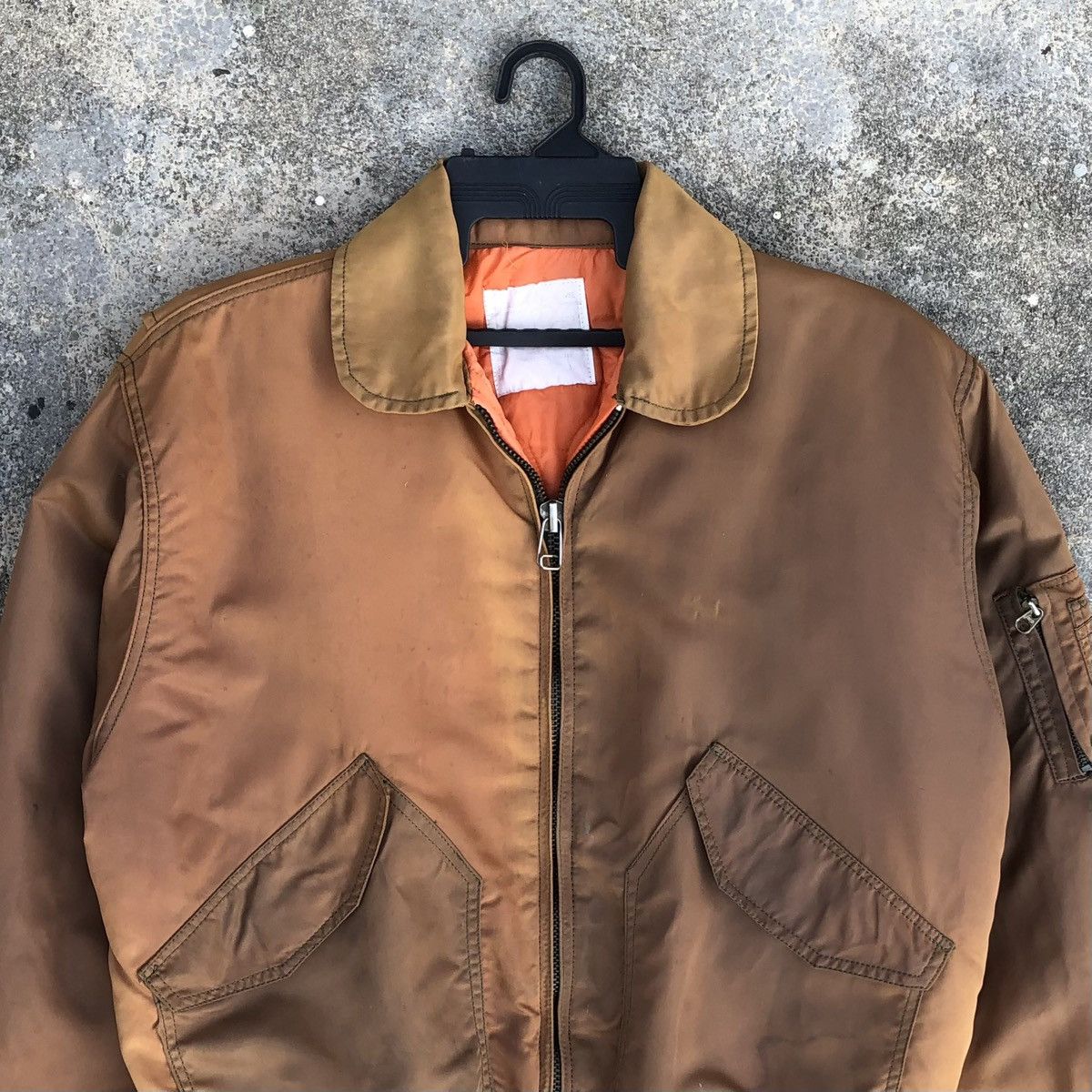 Vintage Vintage Flyer’s Man Intermediate CWU 45P Faded Bomber Jacket Size US L / EU 52-54 / 3 - 7 Thumbnail