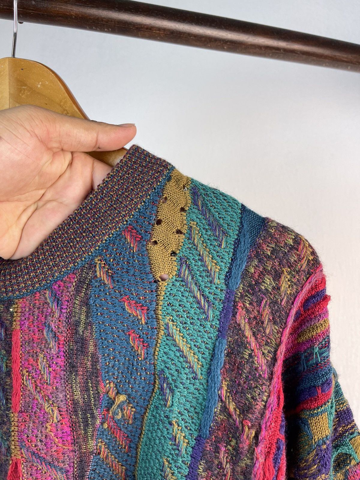 Aran Isles Knitwear × Coogi 90s Corsini Italia Coogi Style Knitwear Size US L / EU 52-54 / 3 - 9 Thumbnail