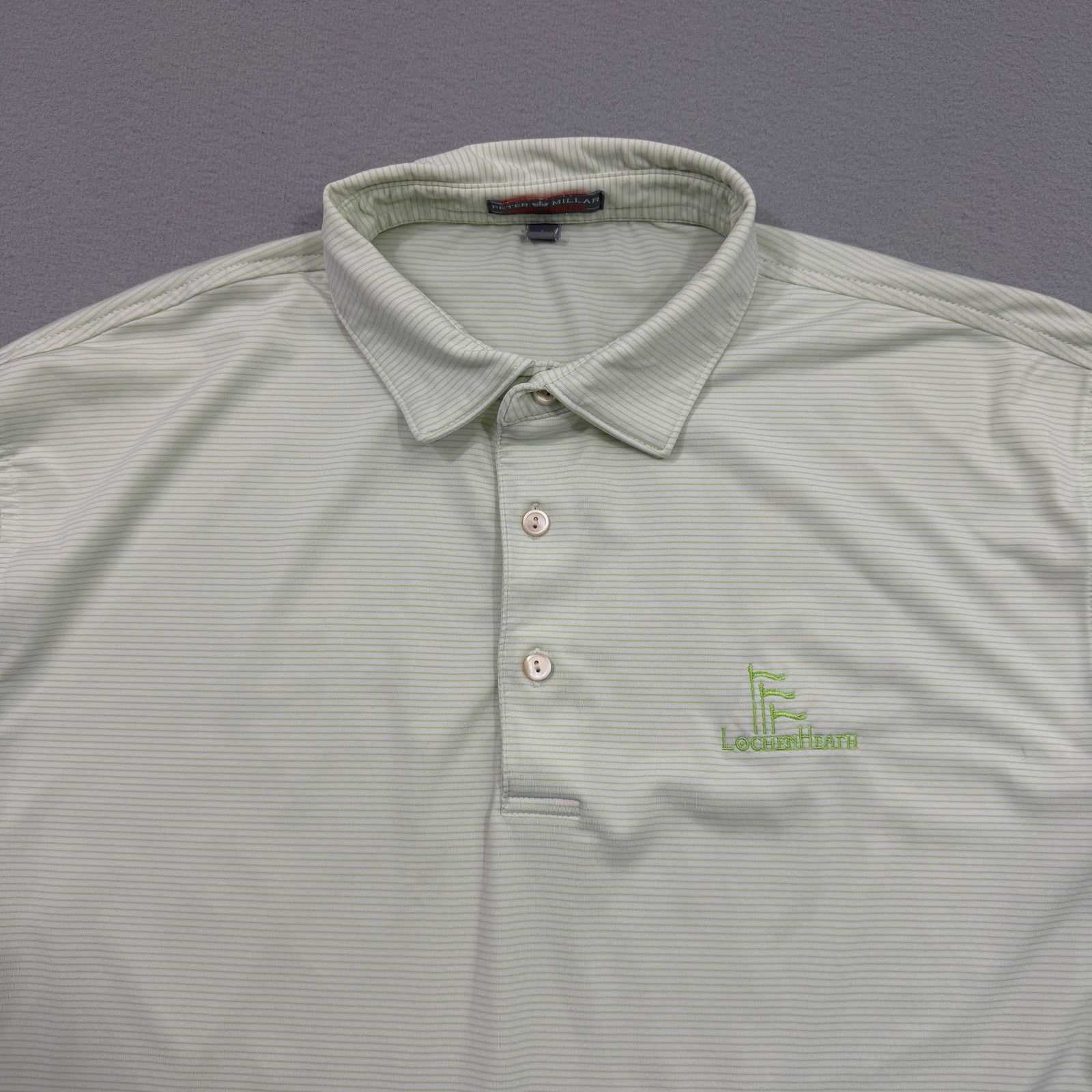 Peter Millar Peter Millar Summer Comfort Polo Shirt Men's Large Green Size US L / EU 52-54 / 3 - 2 Thumbnail