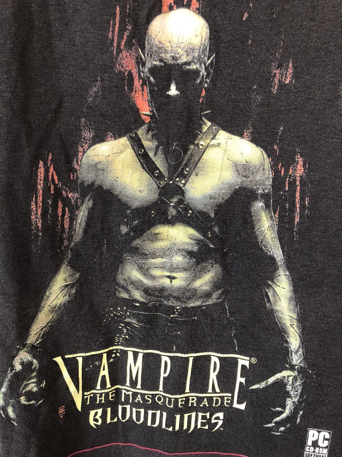 Expert Horror × Vintage Vintage VAMPIRE The Masquerade Bloodlines Tee Size US L / EU 52-54 / 3 - 3 Thumbnail