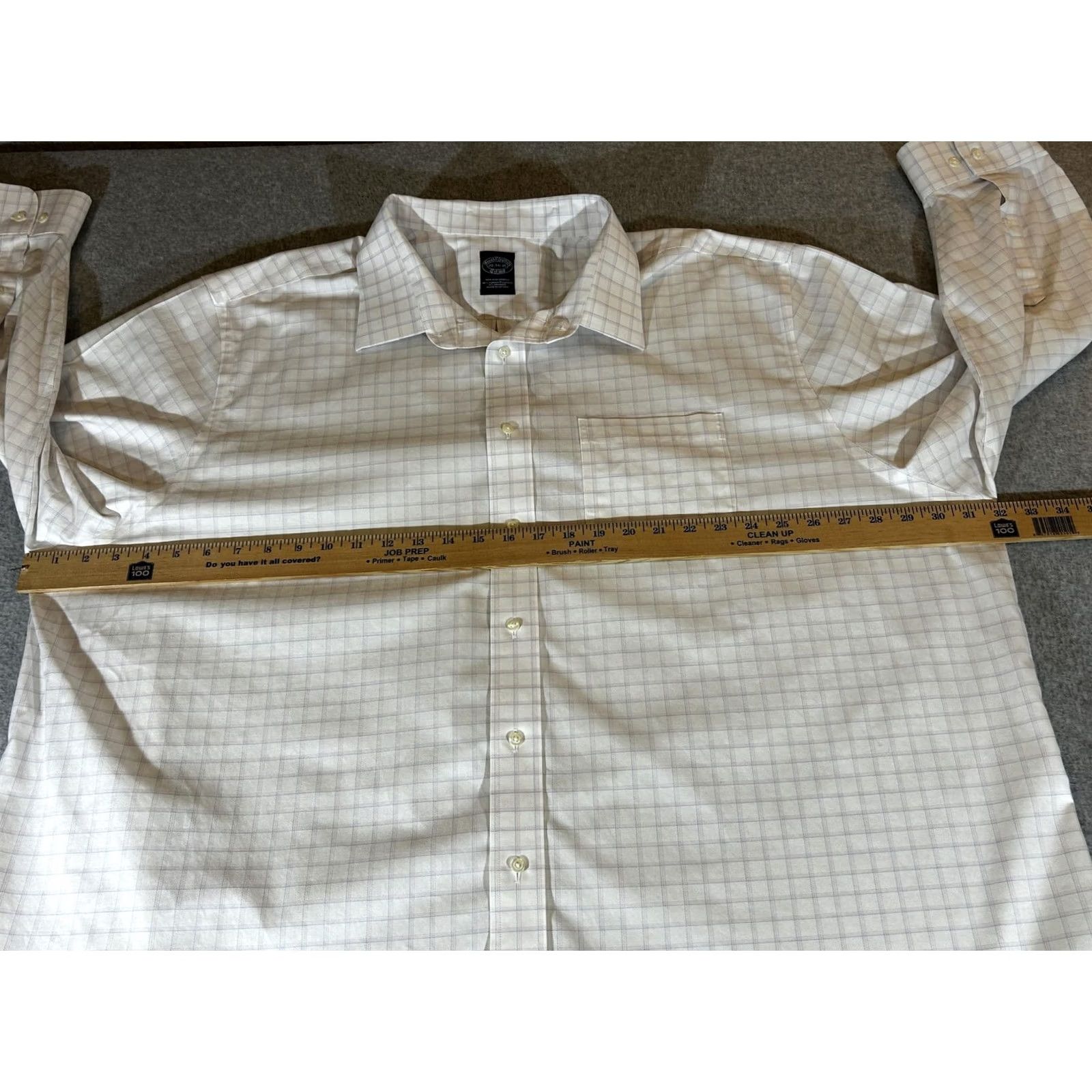 Brooks Brothers VINTAGE? Brooks Brothers Shirt Men 3XL Tall White Long Sleeve Non Iron Supima Cotton 3XLT Size US XXL / EU 58 / 5 - 3 Thumbnail