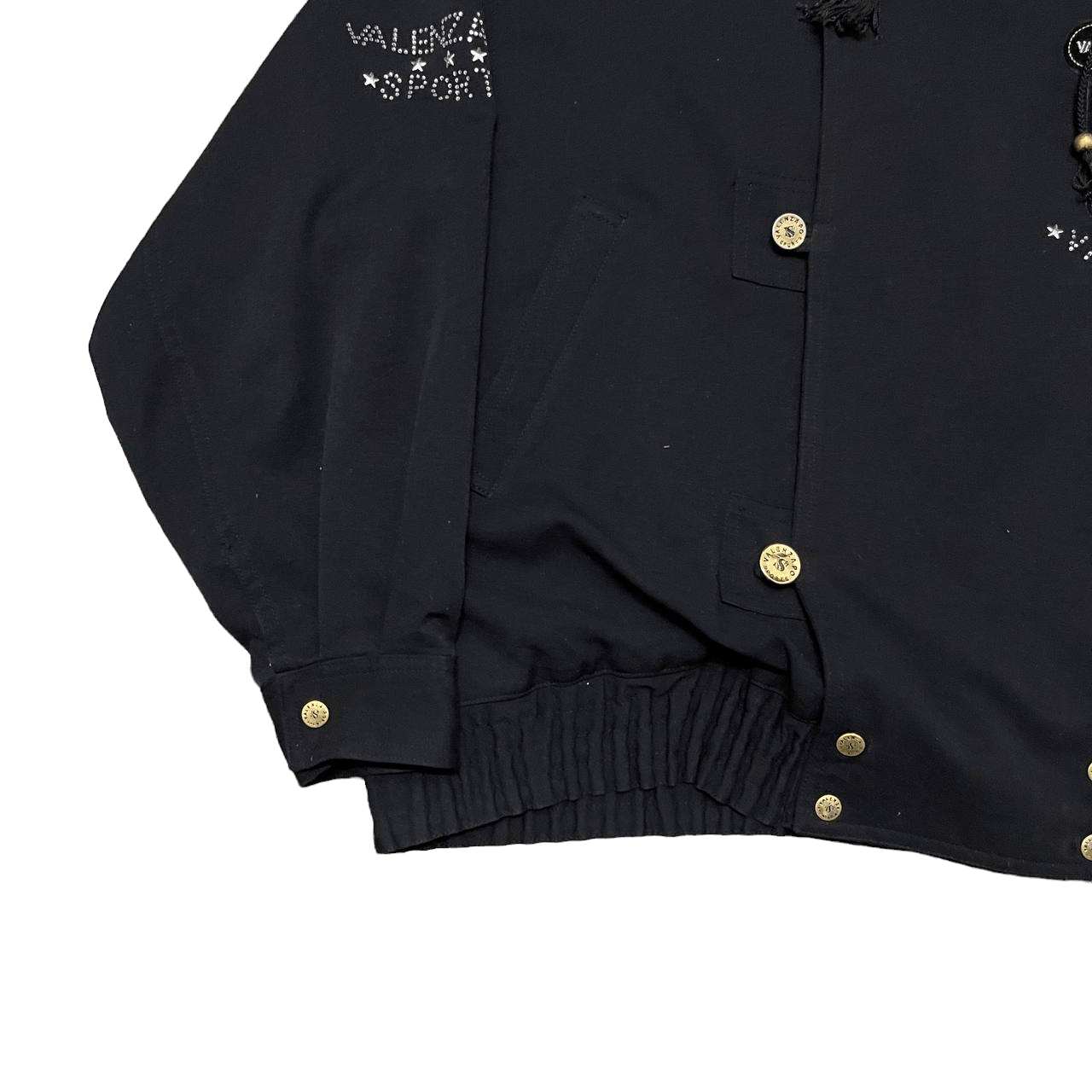 Japanese Brand Vintage Valenza Po Paris Bomber Style Jacket Hoodie Size US L / EU 52-54 / 3 - 3 Thumbnail
