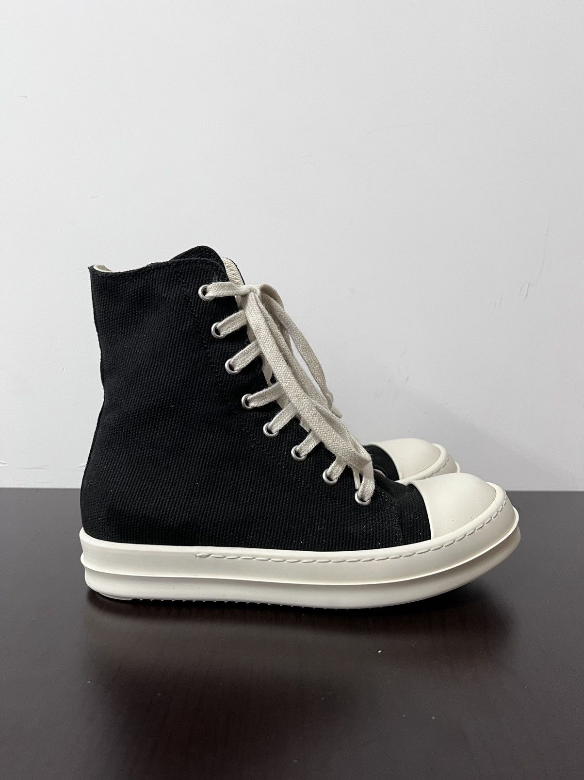 Rick Owens Drkshdw Rick owens drkshdw ramones high top sneakers Size US 6 / IT 36 - 4 Thumbnail
