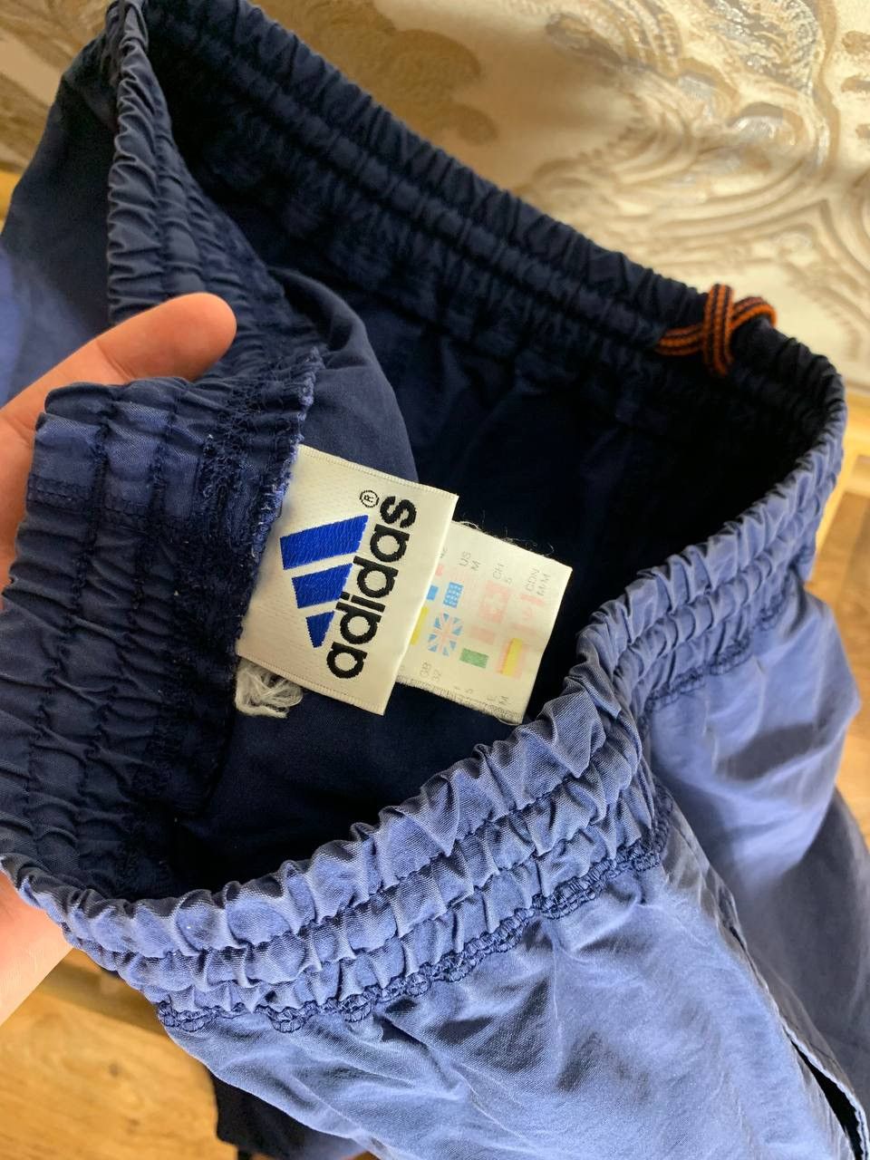 Adidas × Vintage VERY RARE ADIDAS RETRO MULTI LOGO NYLON SHORTS Y2K 90s SK8 Size US 32 / EU 48 - 5 Thumbnail