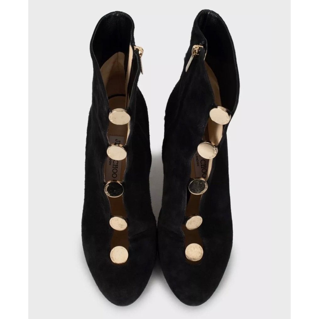 Jimmy Choo Jimmy Choo Loretta Black Suede Ankle Boots - Sz 39 Size US 9 / IT 39 - 2 Thumbnail