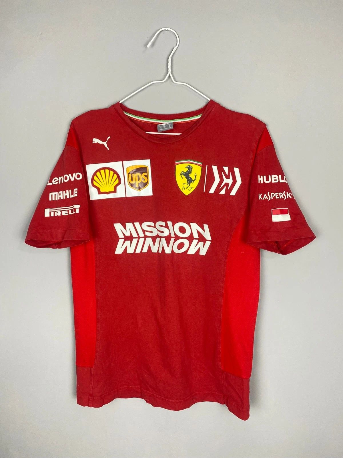 Puma PUMA Scuderia Ferrari F1 Mission 2019 Shirt Team Mens Racing Size US M / EU 48-50 / 2 - 1 Thumbnail