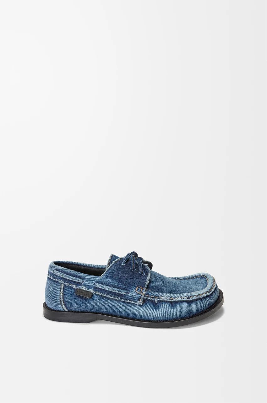 Loewe o1loc1c0525 Boots in Denim Size US 7 / IT 37 - 1 Thumbnail