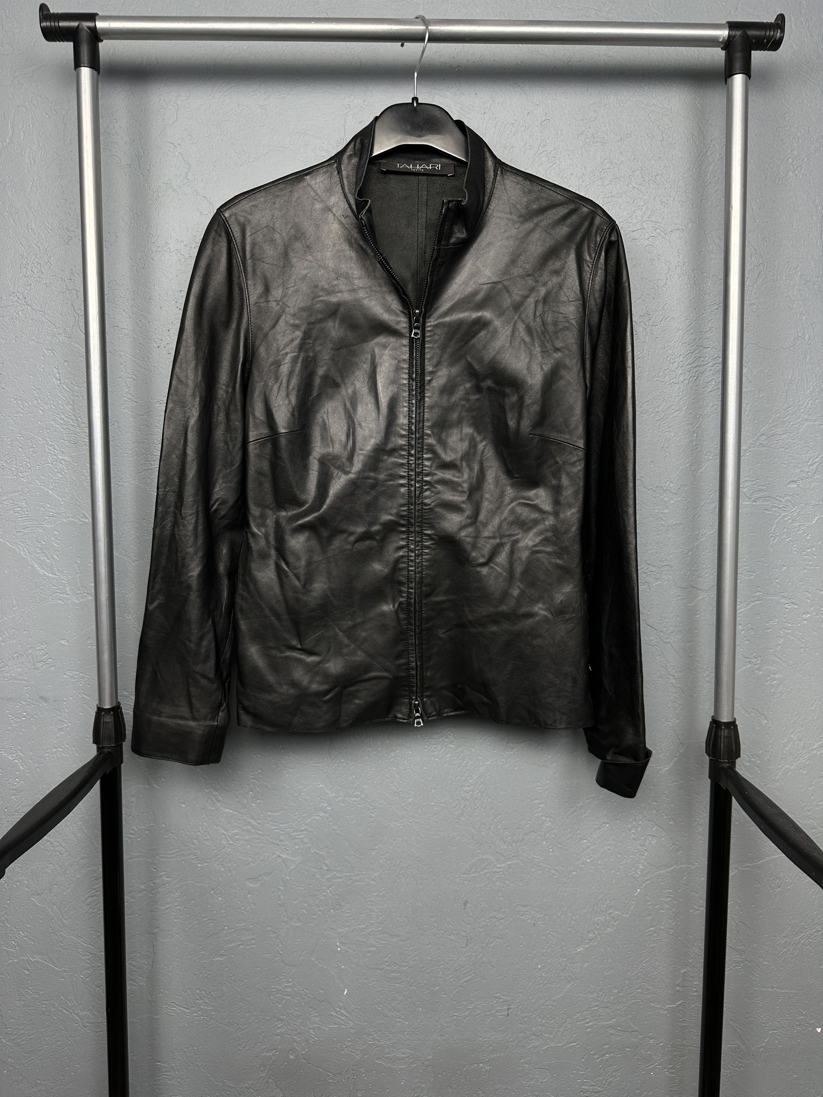 Elie Tahari Tahari Womens Leather Jacket Size M / US 6-8 / IT 42-44 - 1 Thumbnail