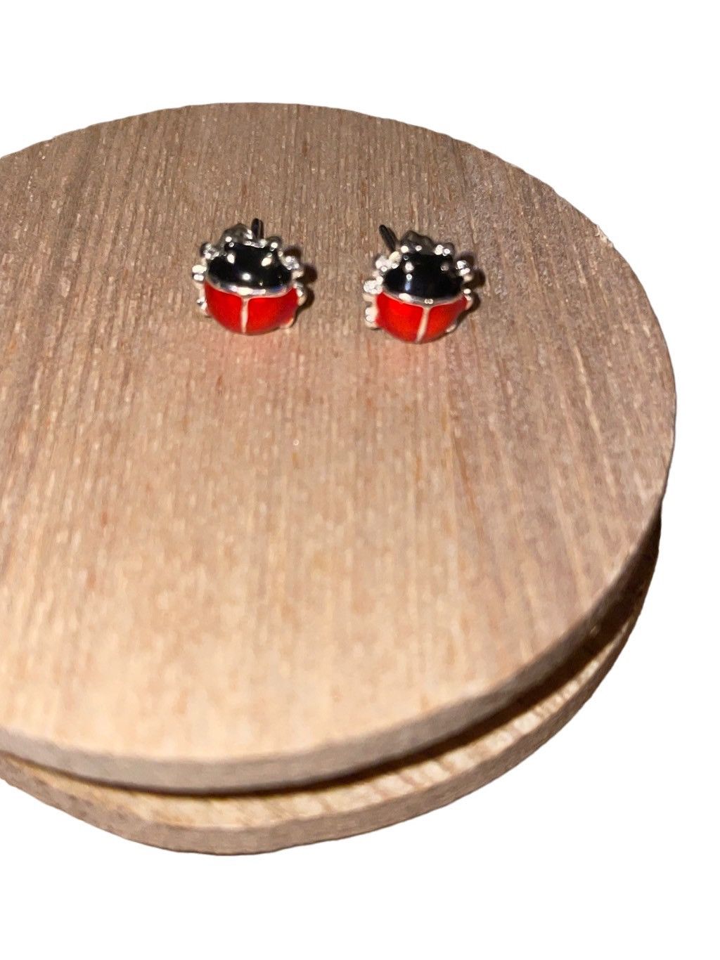 Other Ladybug Enamel & Silver Earrings by Little Miss Twin Stars Size ONE SIZE - 2 Thumbnail