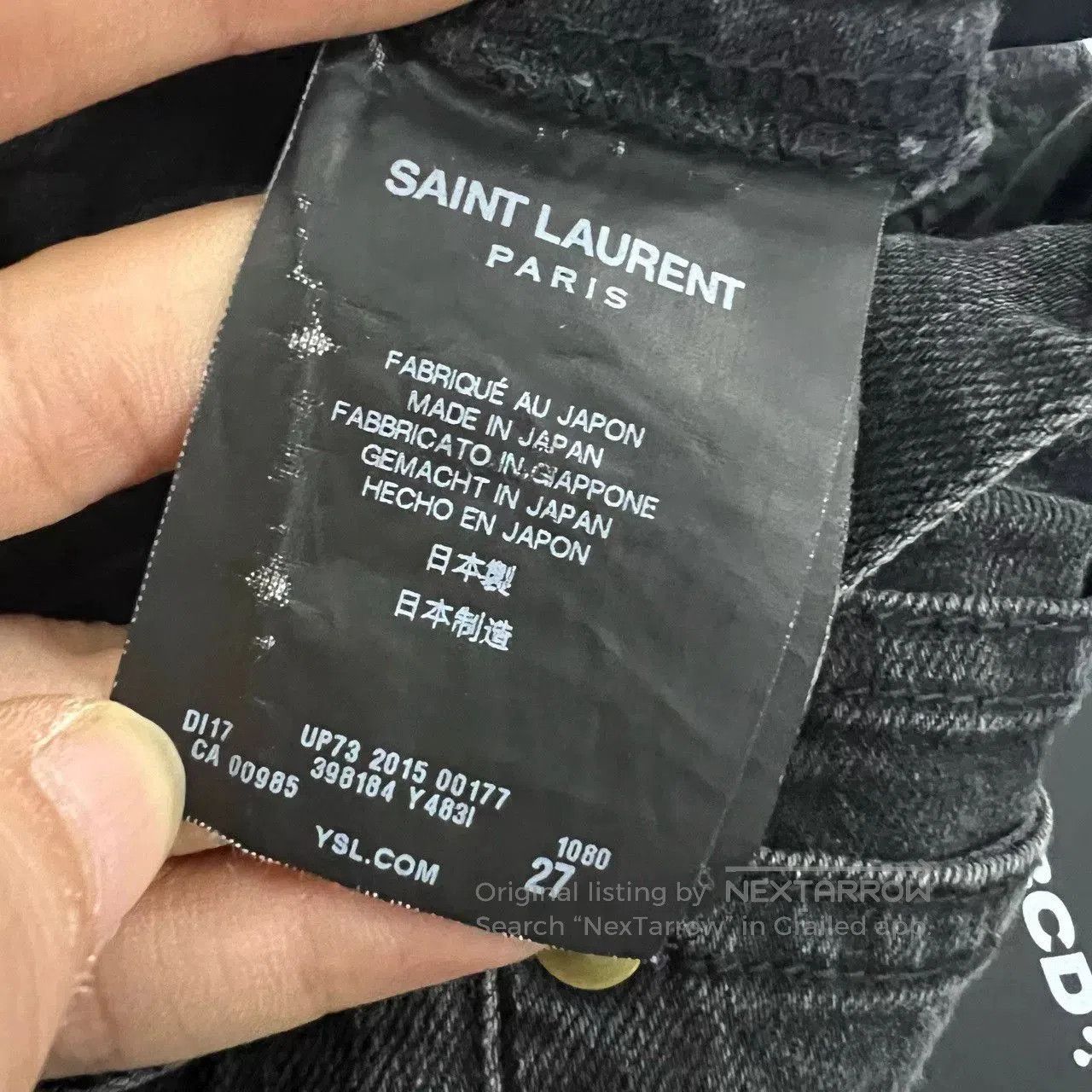 Saint Laurent Paris saint laurent distressed jeans size 27. Size US 27 - 4 Thumbnail
