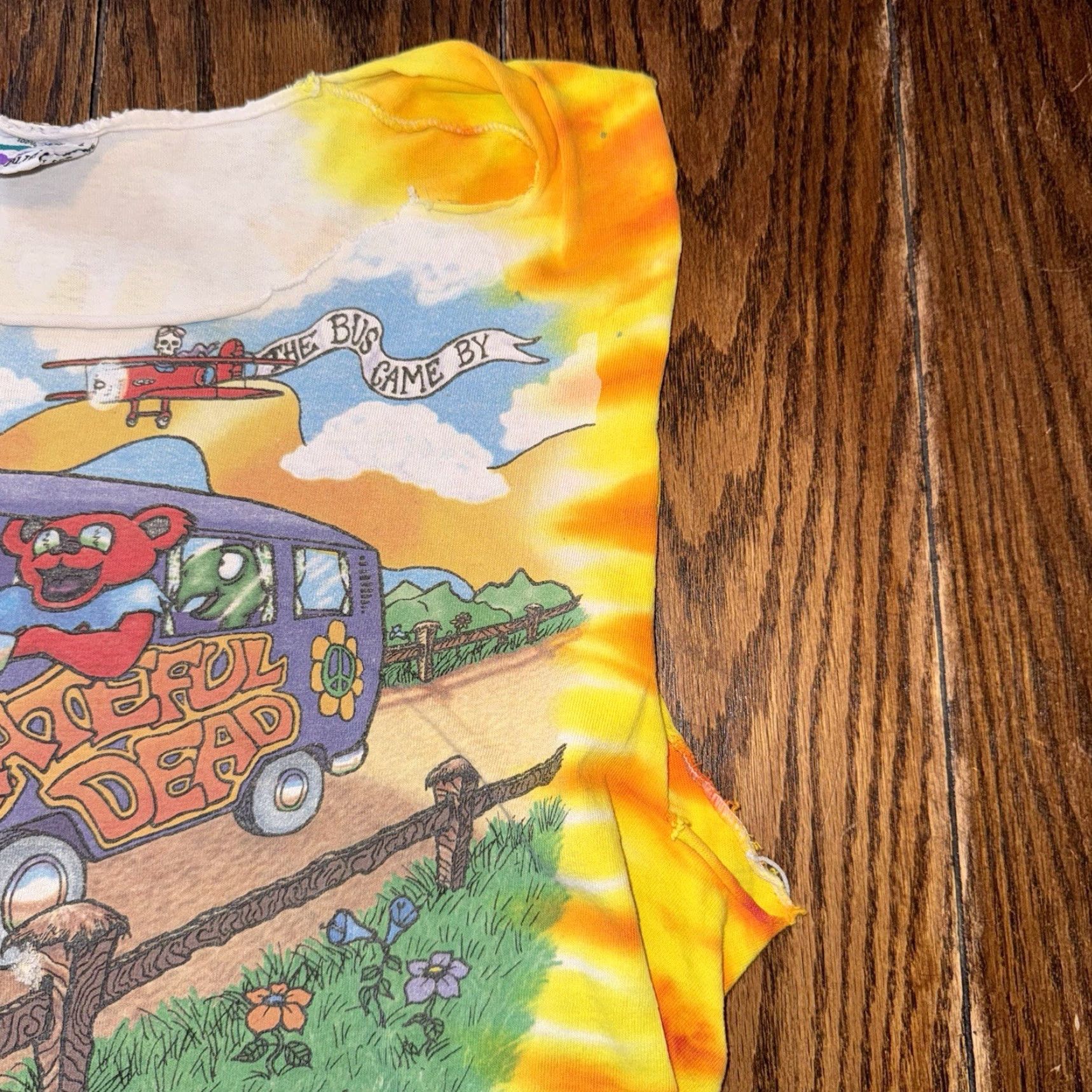 Liquid Blue VINTAGE Liquid Blue Grateful Dead Shirt Mens Tie Dye 1994 Summer Tour Large Cut Tank 27" Long 20.25" Wide Size US L / EU 52-54 / 3 - 4 Thumbnail