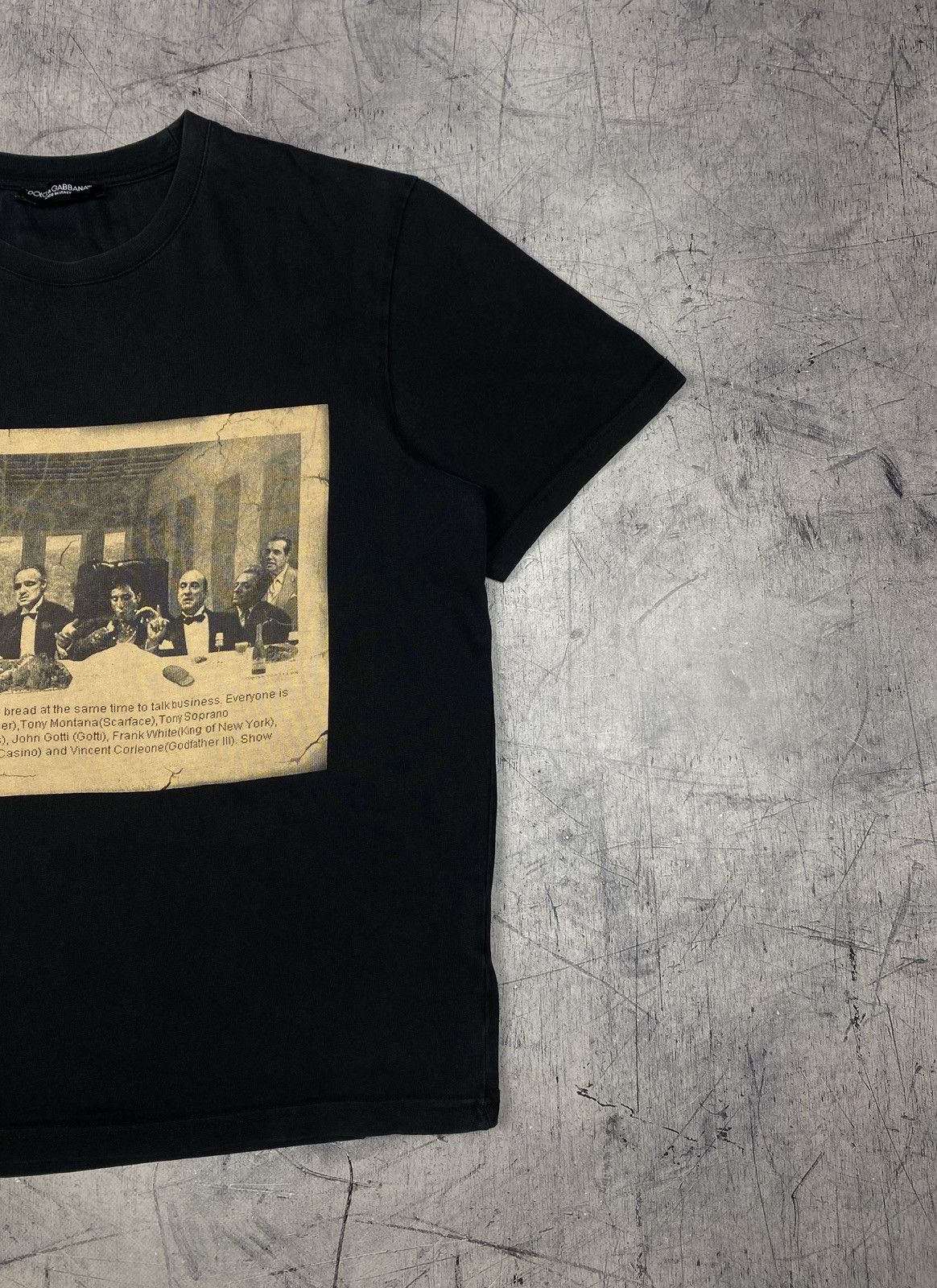Dolce & Gabbana Dolce & Gabbana Mafia Dons Graphic Tee Move Scarface y2k Size US XXL / EU 58 / 5 - 4 Thumbnail