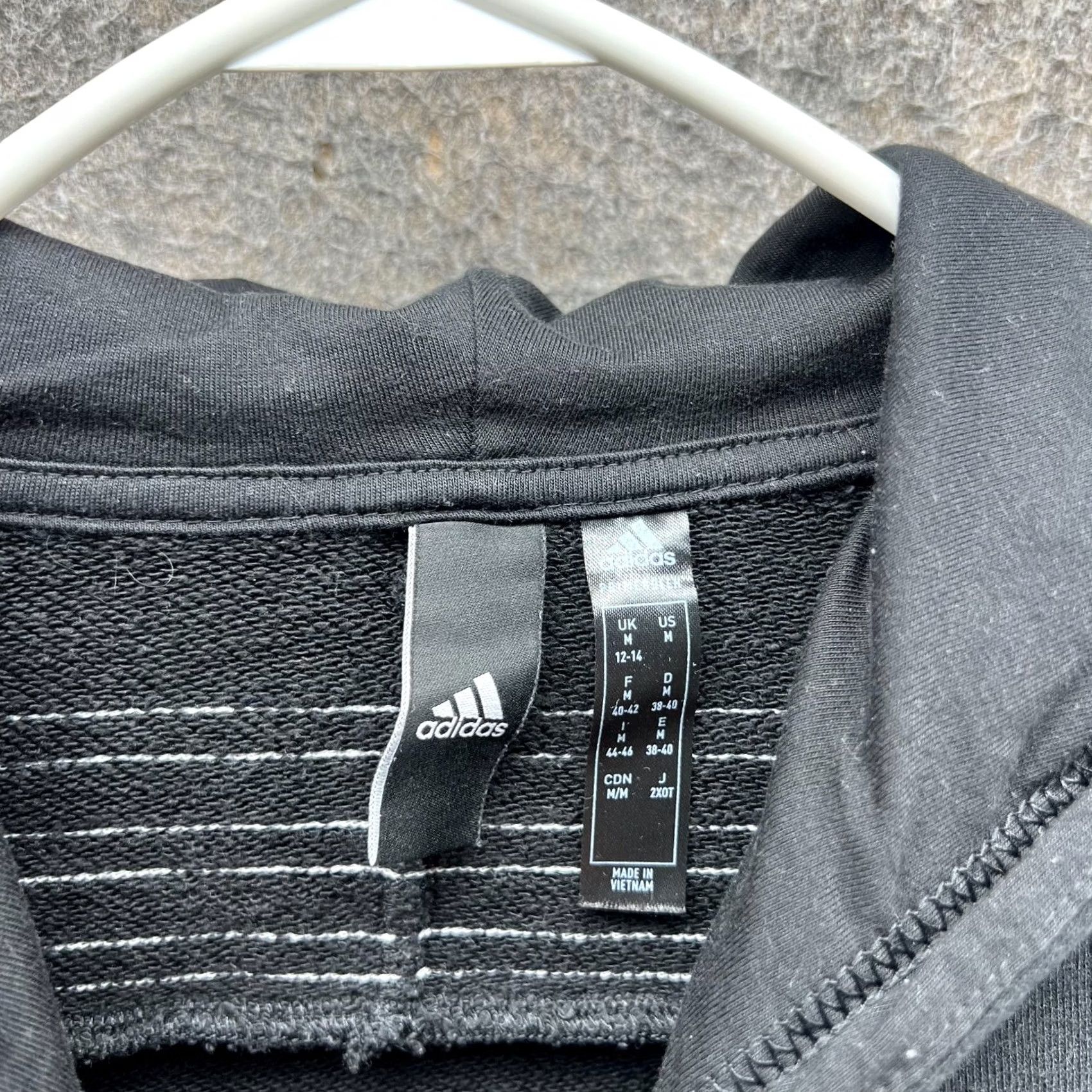 Adidas Adidas Hoodie Womens Medium Black Future Icons 3-stripes Pullover Fleece Long Sleeve NASB Size M / US 6-8 / IT 42-44 - 7 Thumbnail