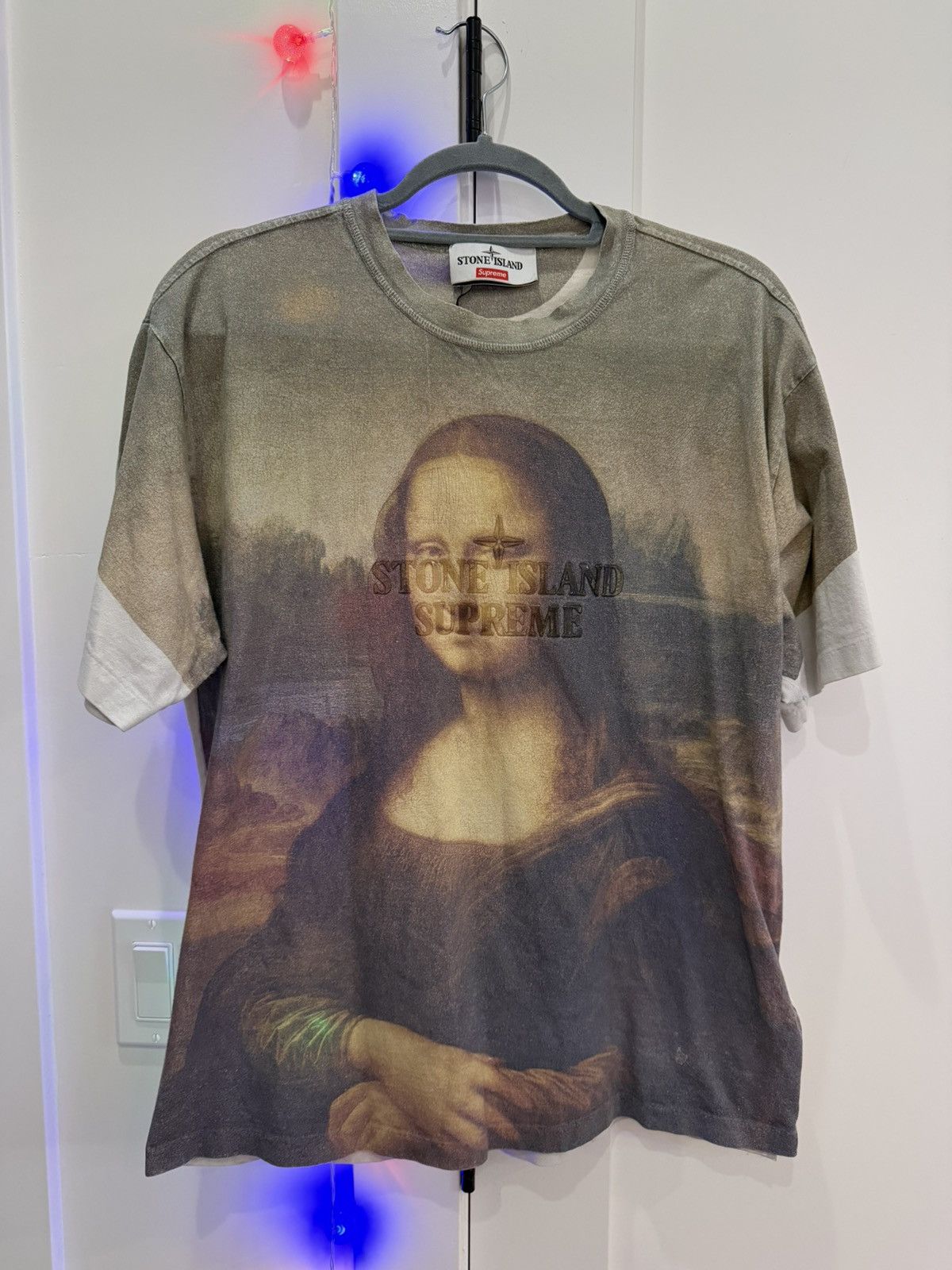 Supreme Stone Island Mona Lisa | Grailed