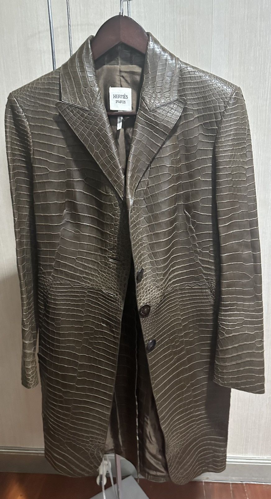 Hermes Hermes crocodile coat Size XS / US 0-2 / IT 36-38 - 10 Thumbnail