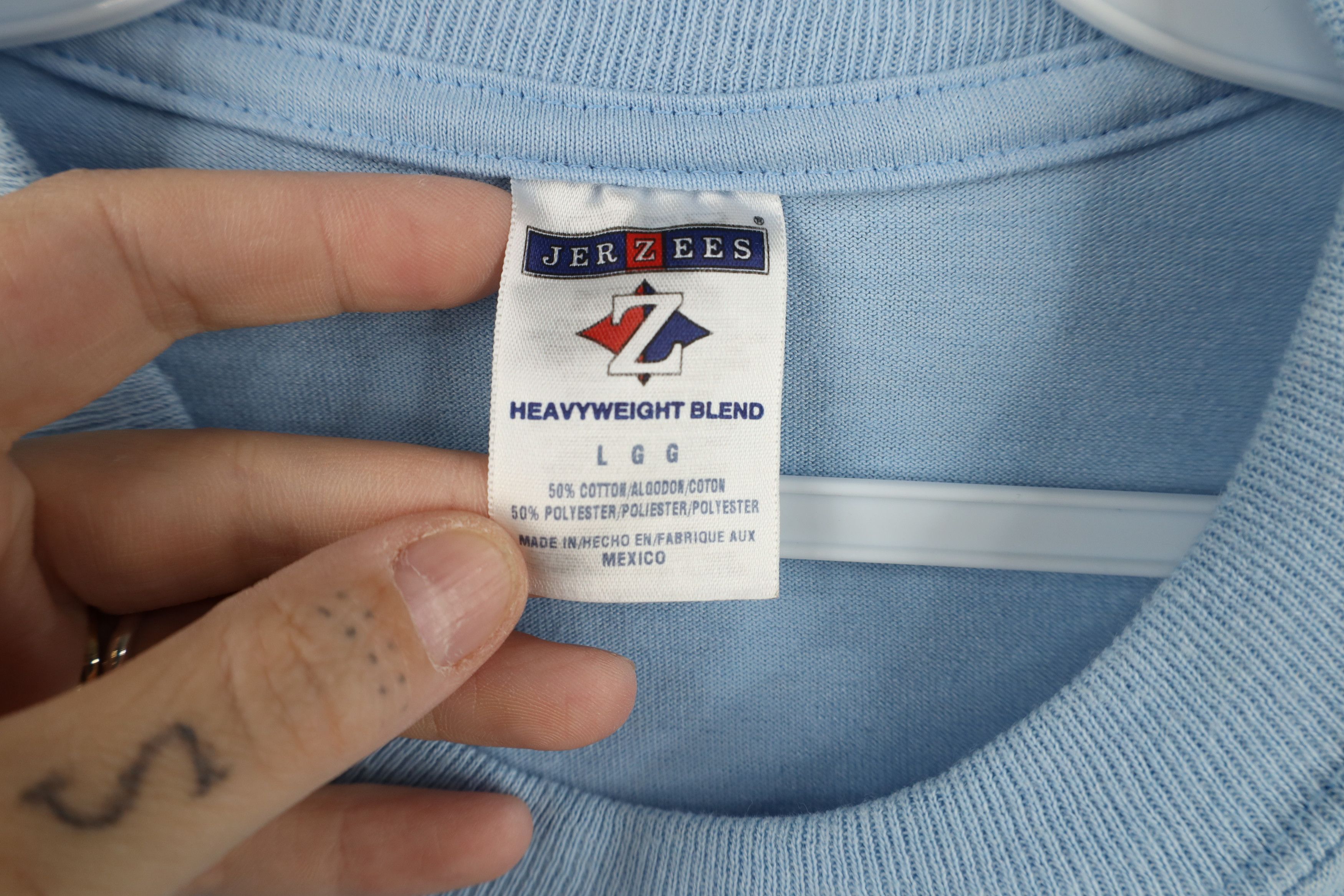 Vintage Vintage 90s Y2K Streetwear Schnauzer Dog Puppy T-Shirt Blue Size L / US 10 / IT 46 - 6 Thumbnail