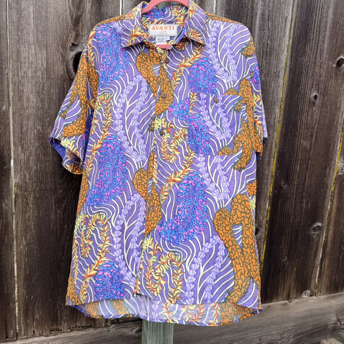 Other Avanti Hawaii Lei Silk Koi Aloha Hawaiian Shirt Kahala L Size US L / EU 52-54 / 3 - 7 Thumbnail